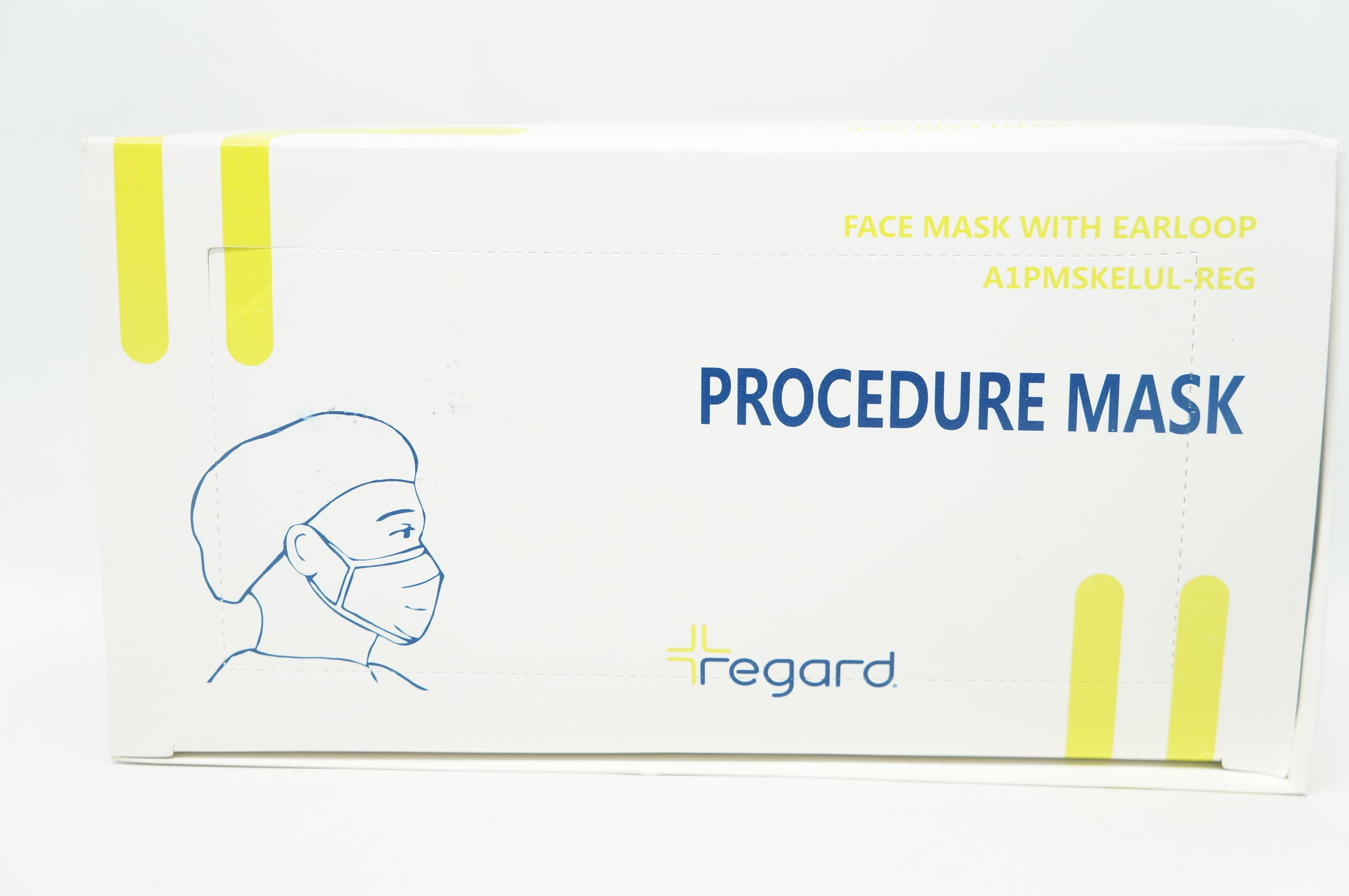Regard A1PMSKELUL Face Mask W/ Earloop Procedure Mask Pack of 50