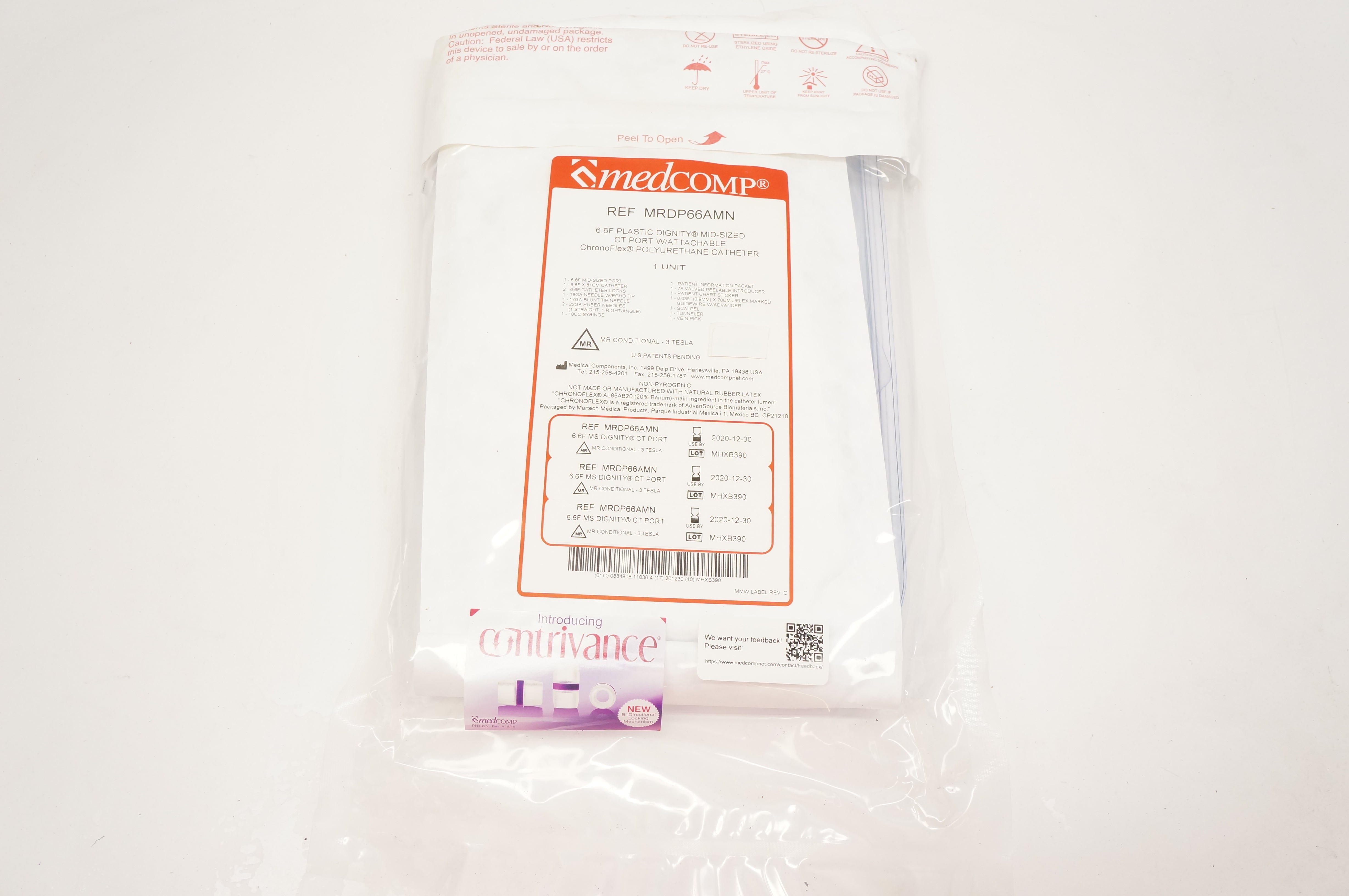 Medcomp MRDP66AMN Dignity CT Port 6.6F