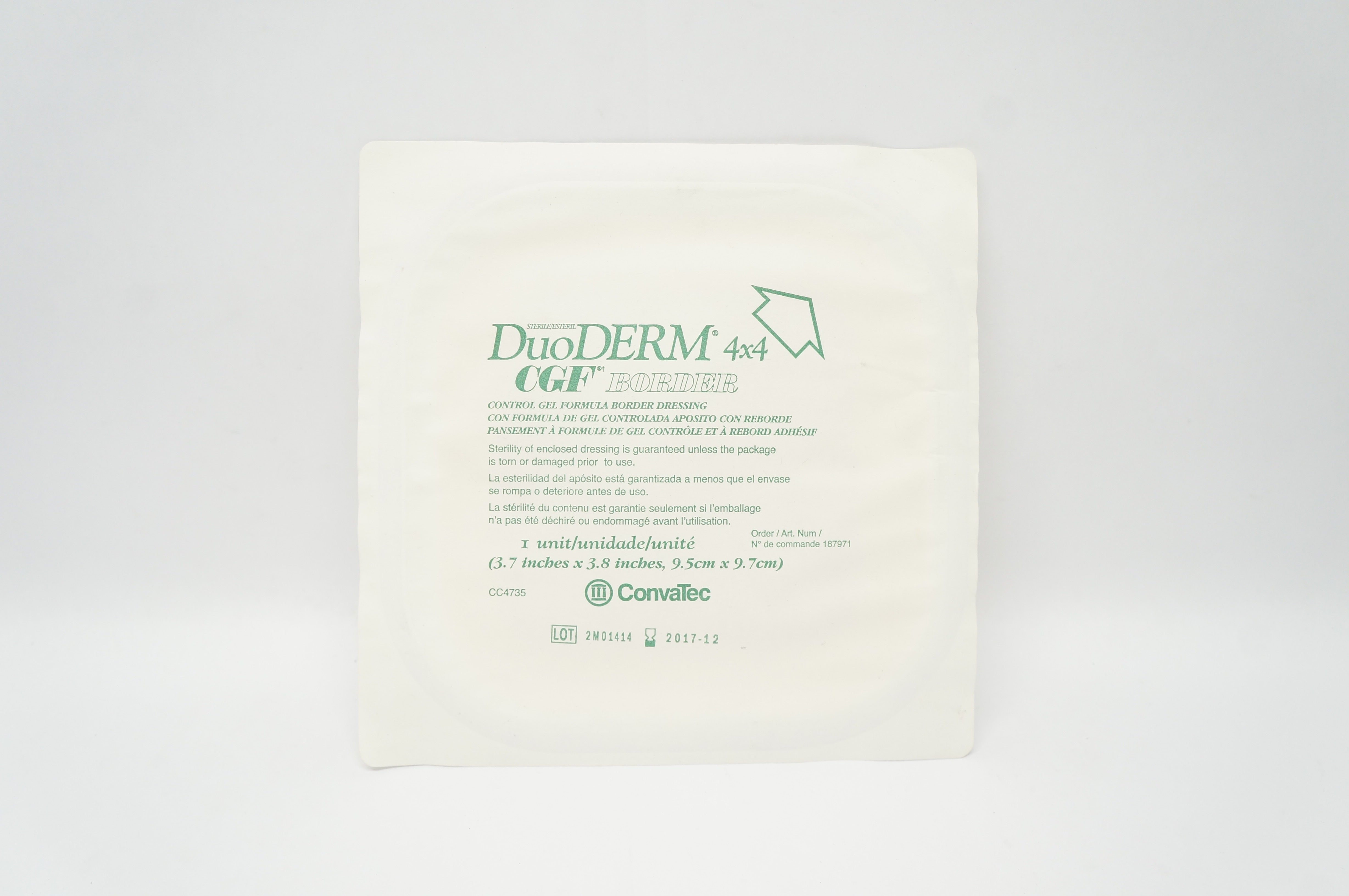 ConvaTec 187971 DuoDerm CGF, Control Gel Formula Border Dressing (x)
