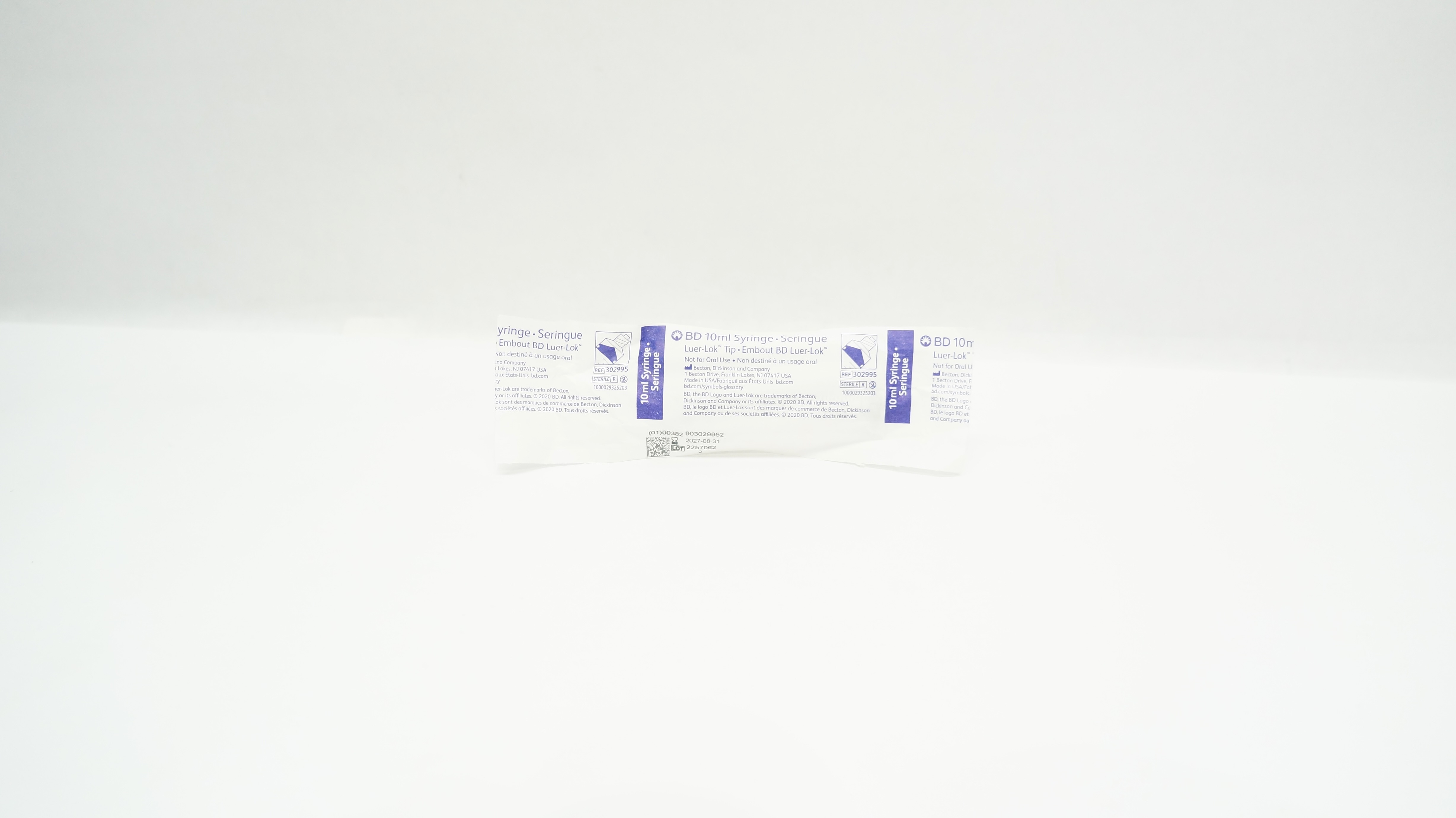 BD 302995 10ml Syringe Luer-Lok Tip