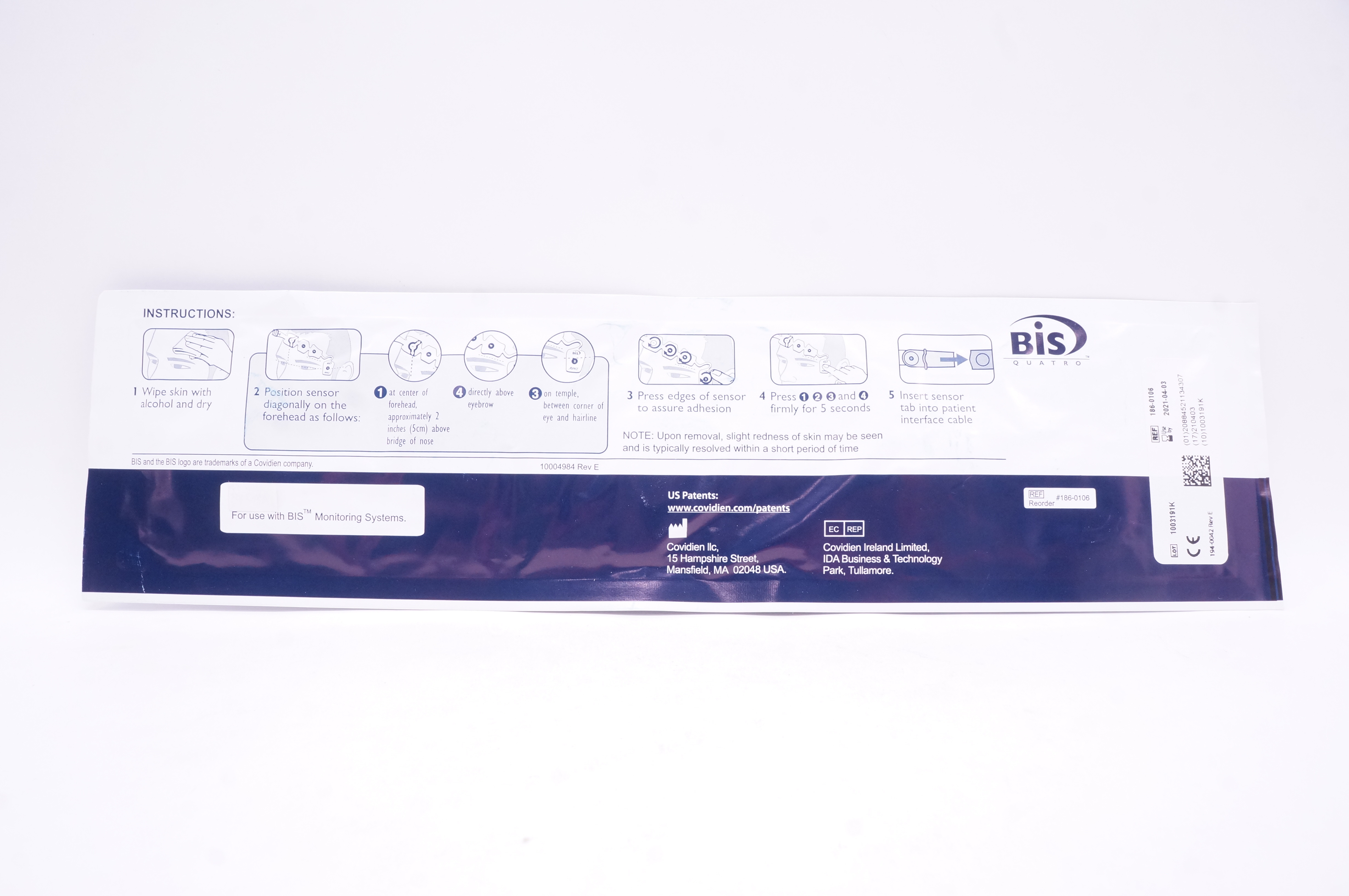 Covidien 186-0106 BIS Quatro XP Platform (x)