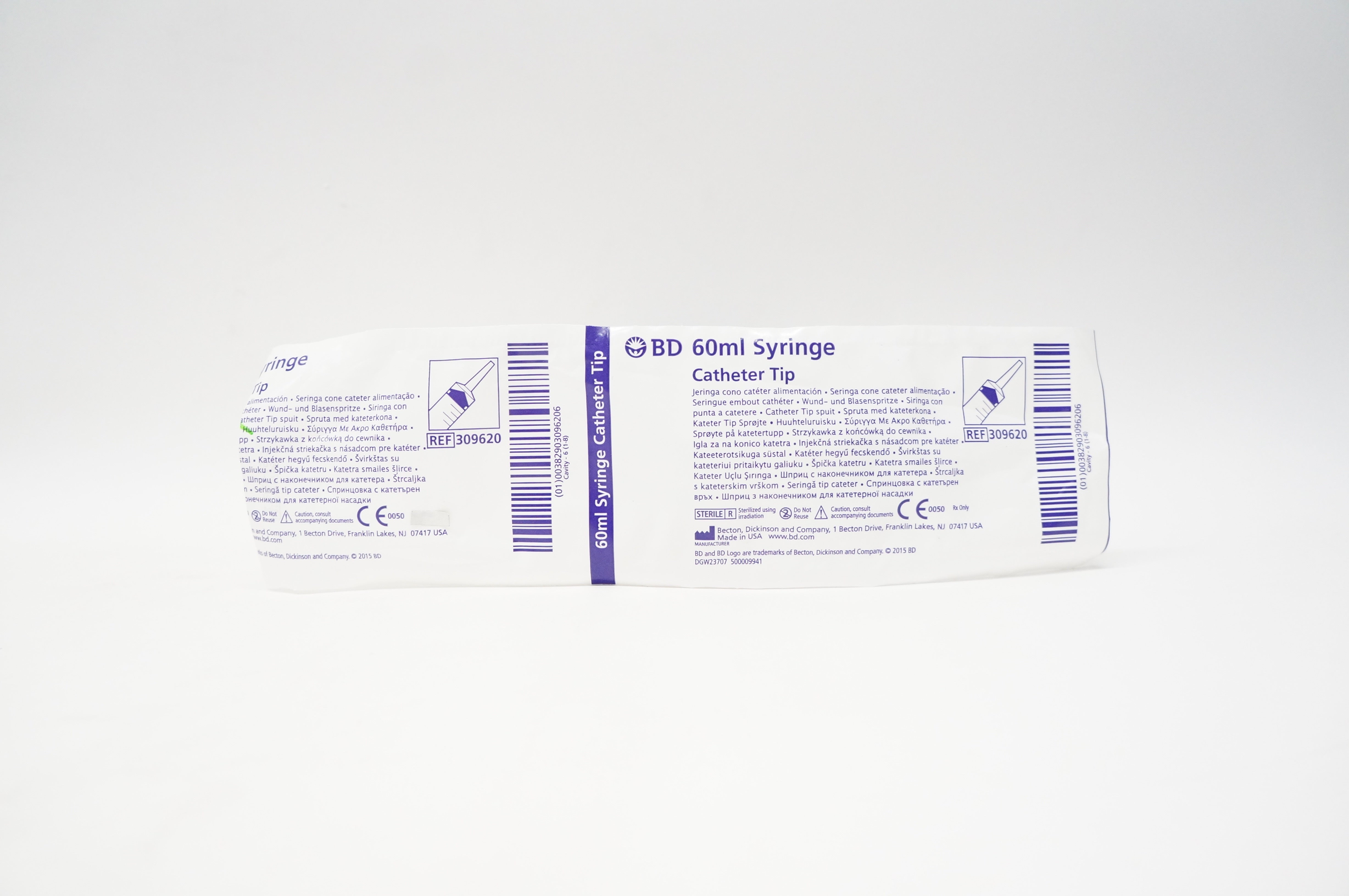 BD 309620 60ml Syringe Catheter Tip