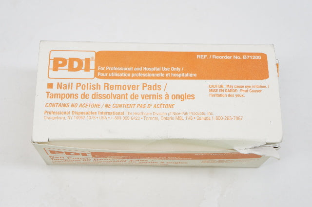 PDI B71200 Nail Polish Remover Pads