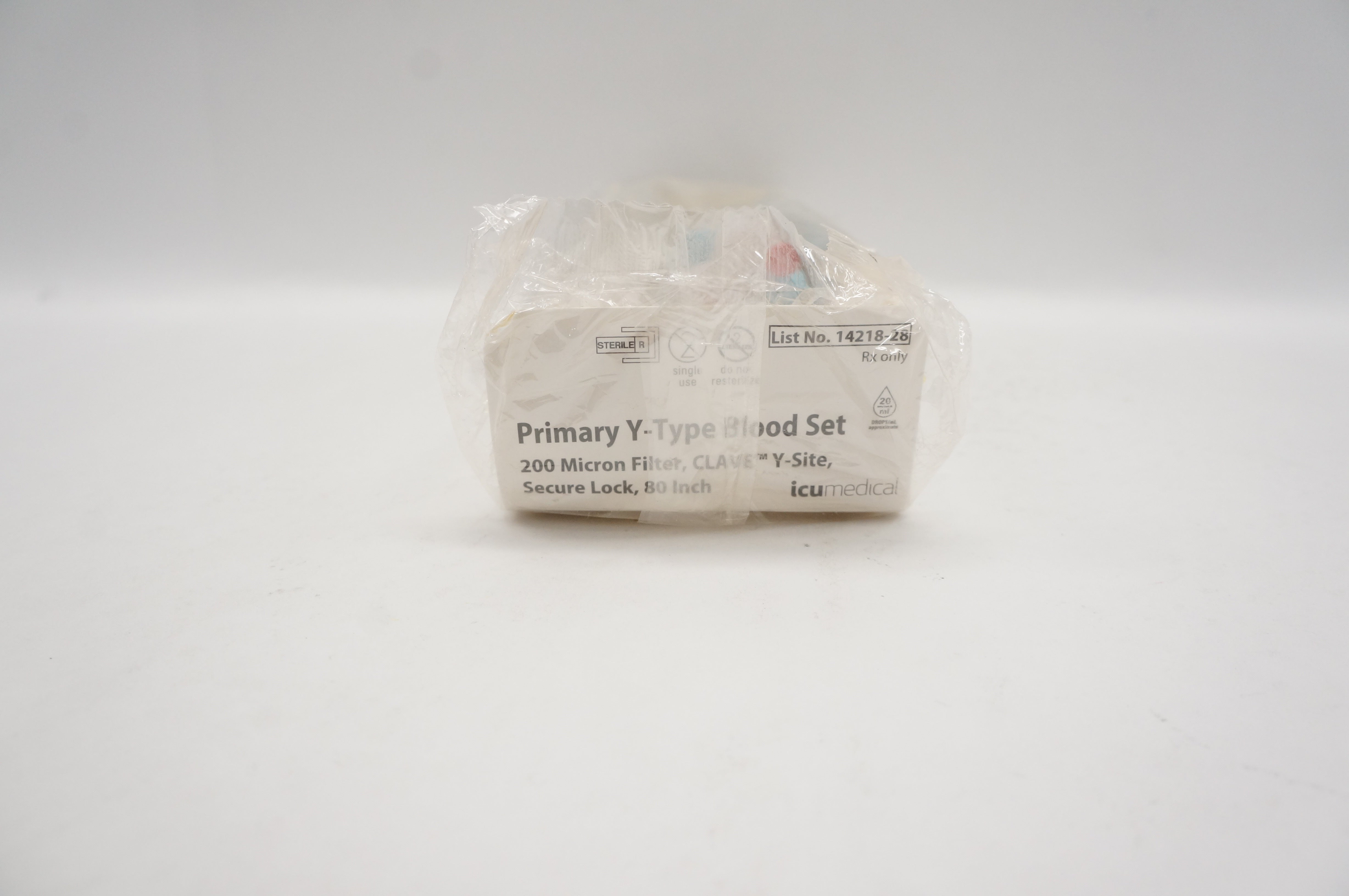 No.980・982【chuchumama２点セット】 ICu Medical 14218-28 Primary Y-Type Blood Set 20ml 200Micron