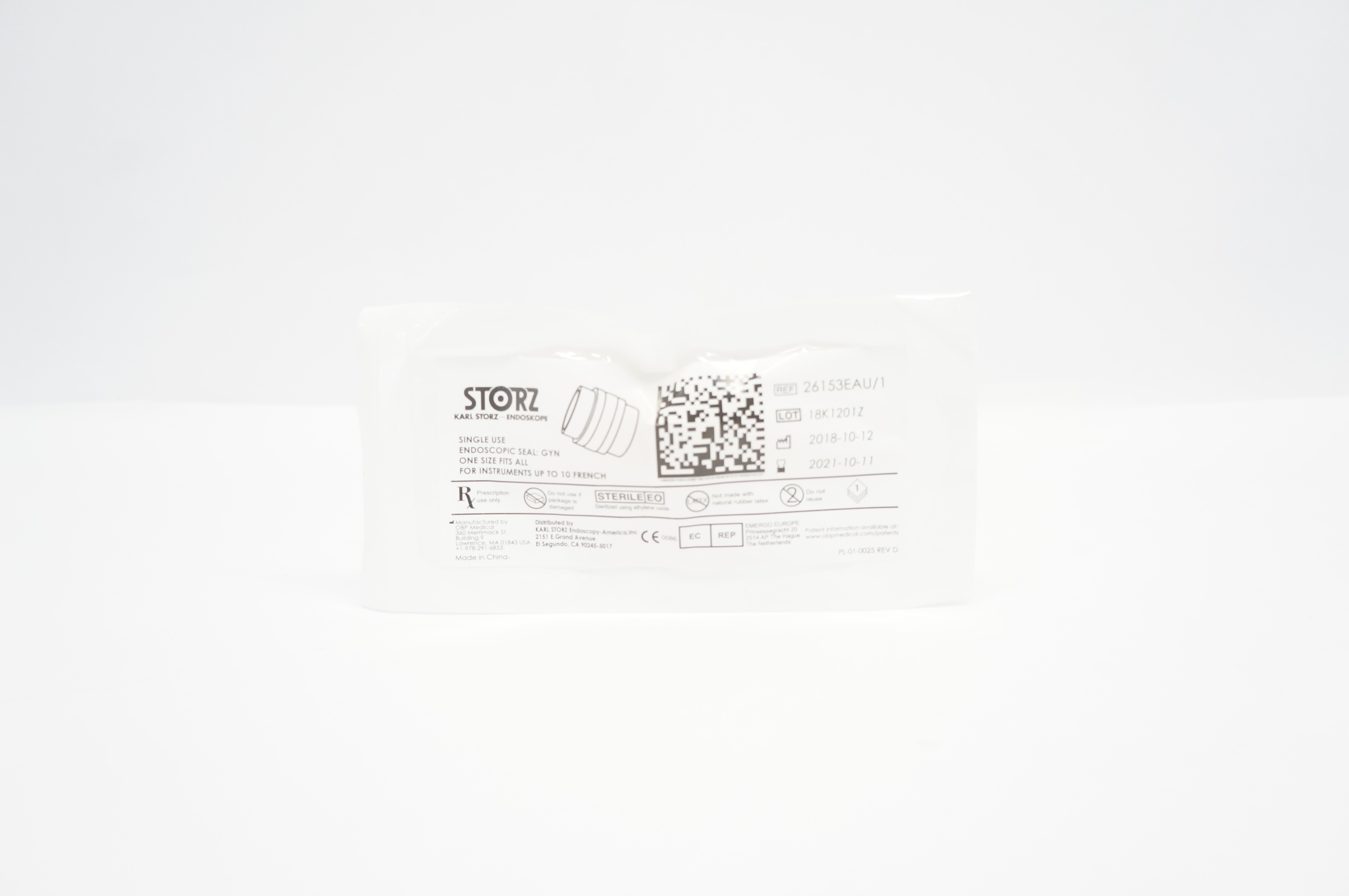 Karl Storz 26153EAU/1 Endoscopic Seal GYN (x)