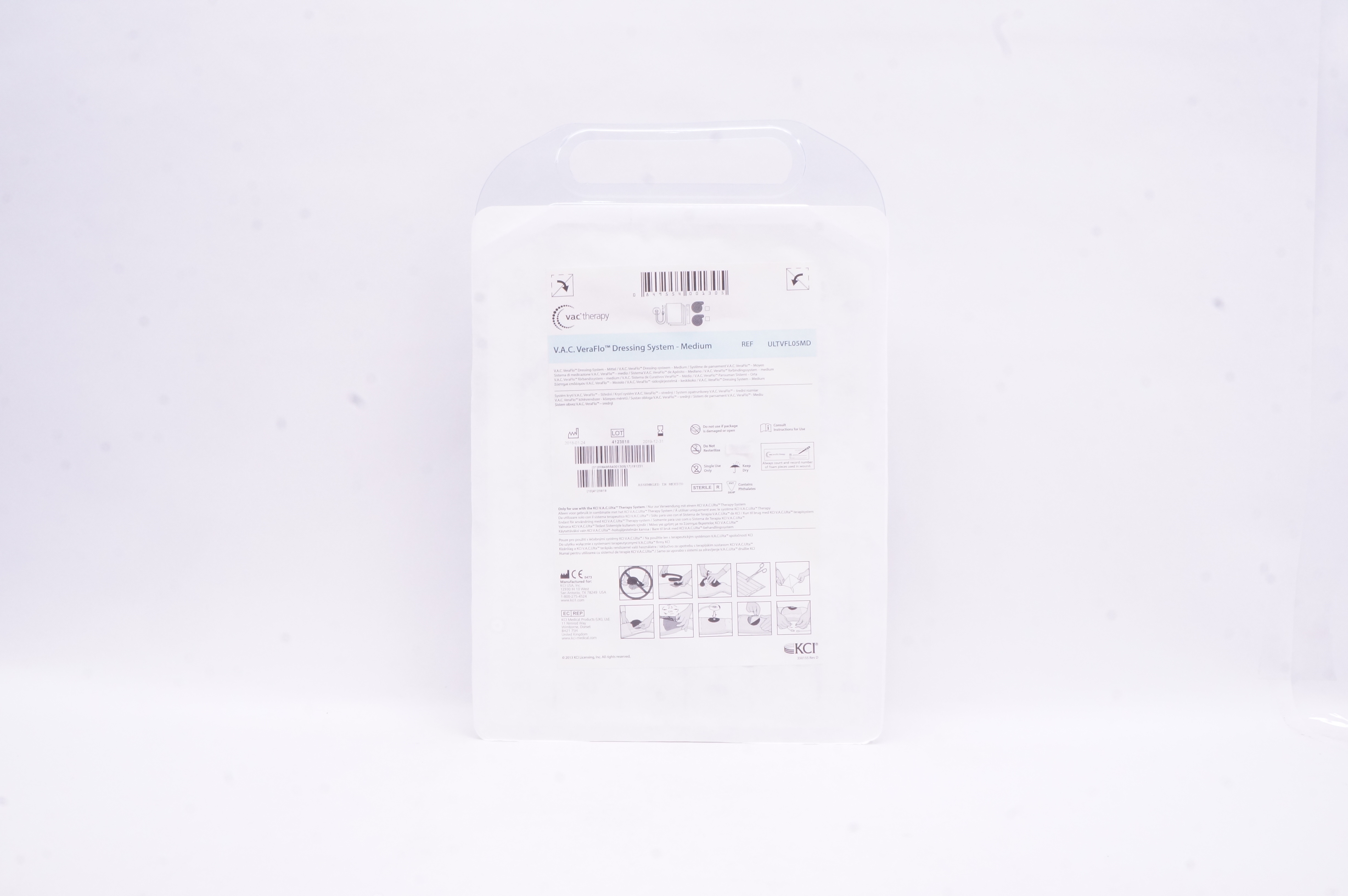 KCI ULTVFL05MD Acelity V.A.C. Veraflo Dressing System Medium (x)