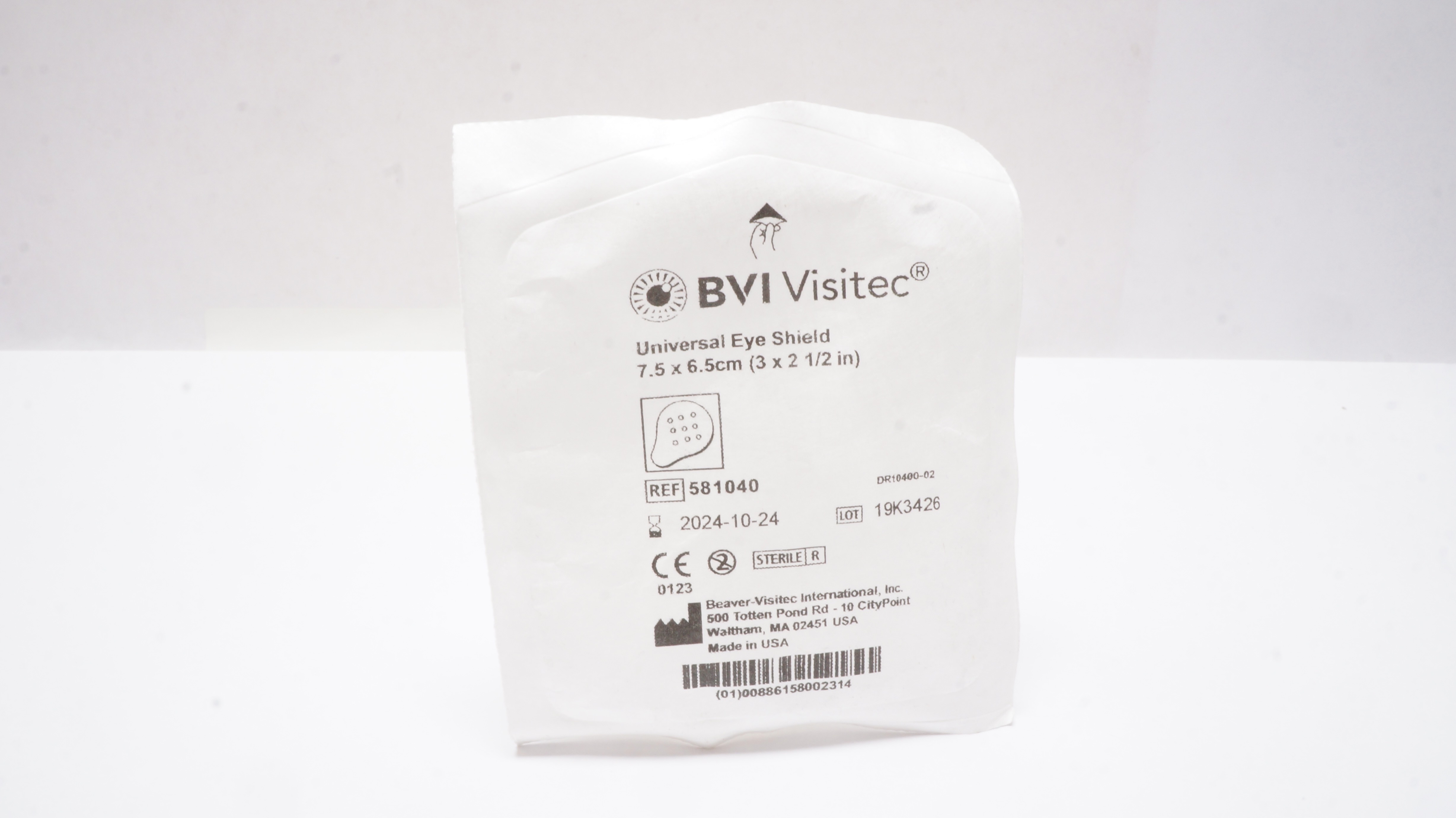 BVI Beaver 581040 Visitec Universal Eye Shield 3 inch x 21/2 inch (x)