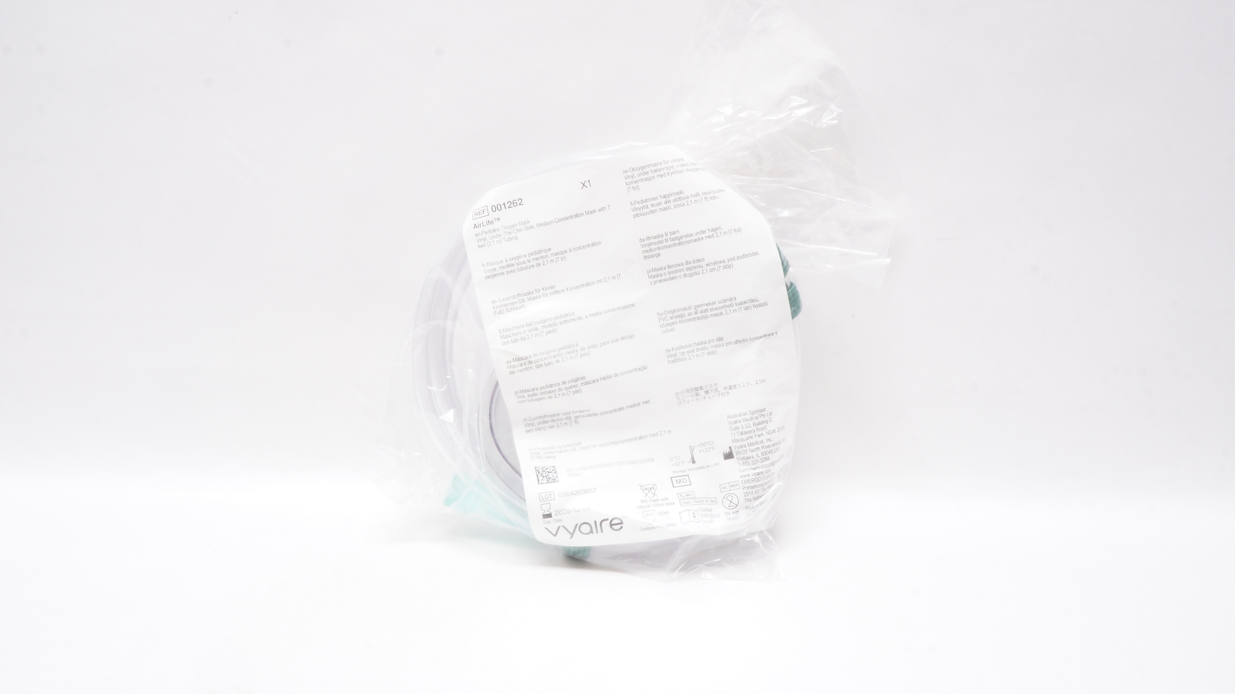 Vyaire 001262 AirLife Pediatric Oxygen Mask