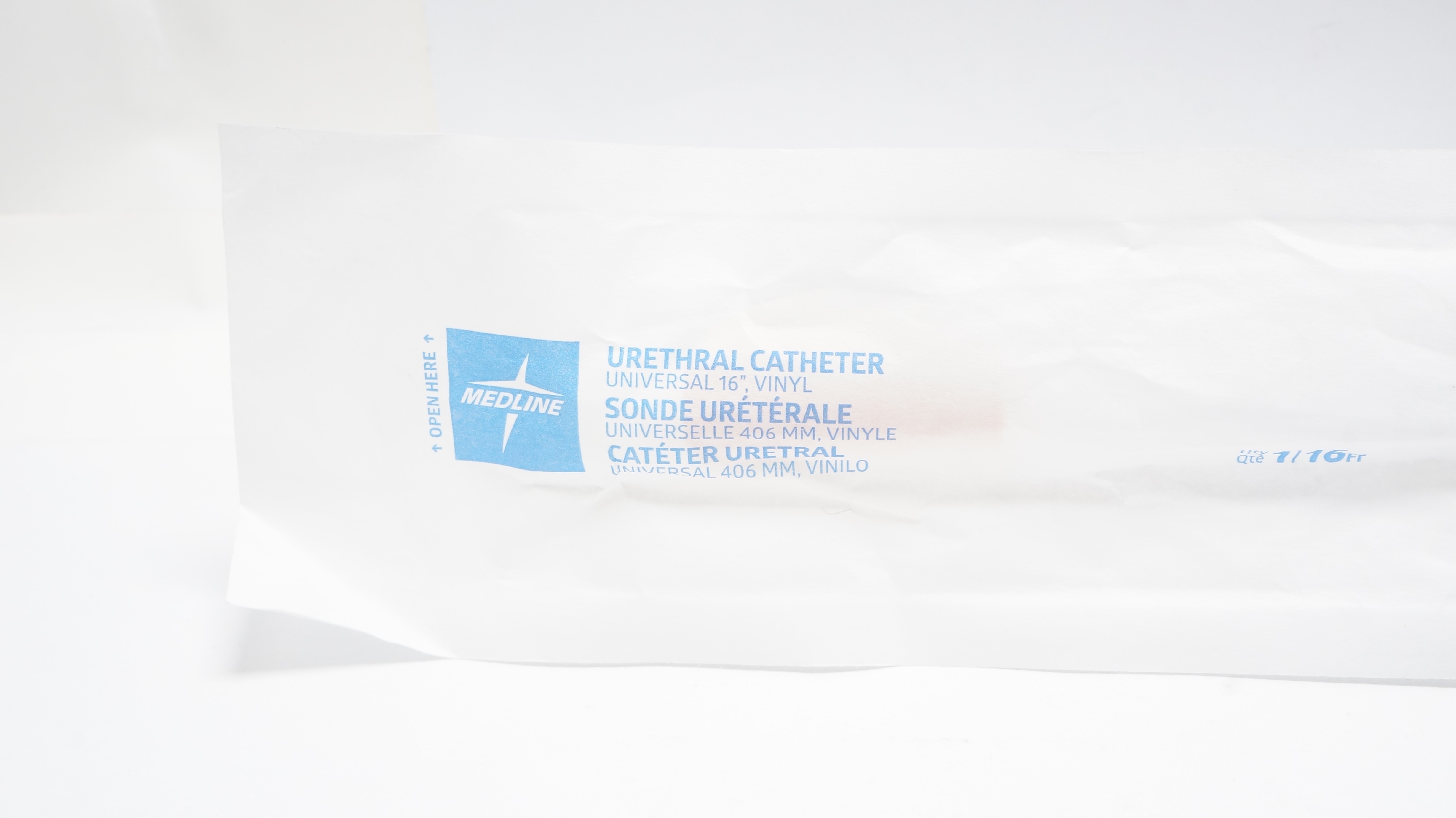 Medline DYND10724 Urethral Cath. Universal Vinyl 16 Fr x 16inch (x)