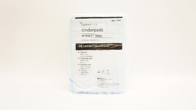 Cardinal Health 1093 Underpads Wings Extra 23 x 36 inch - Pack of 10