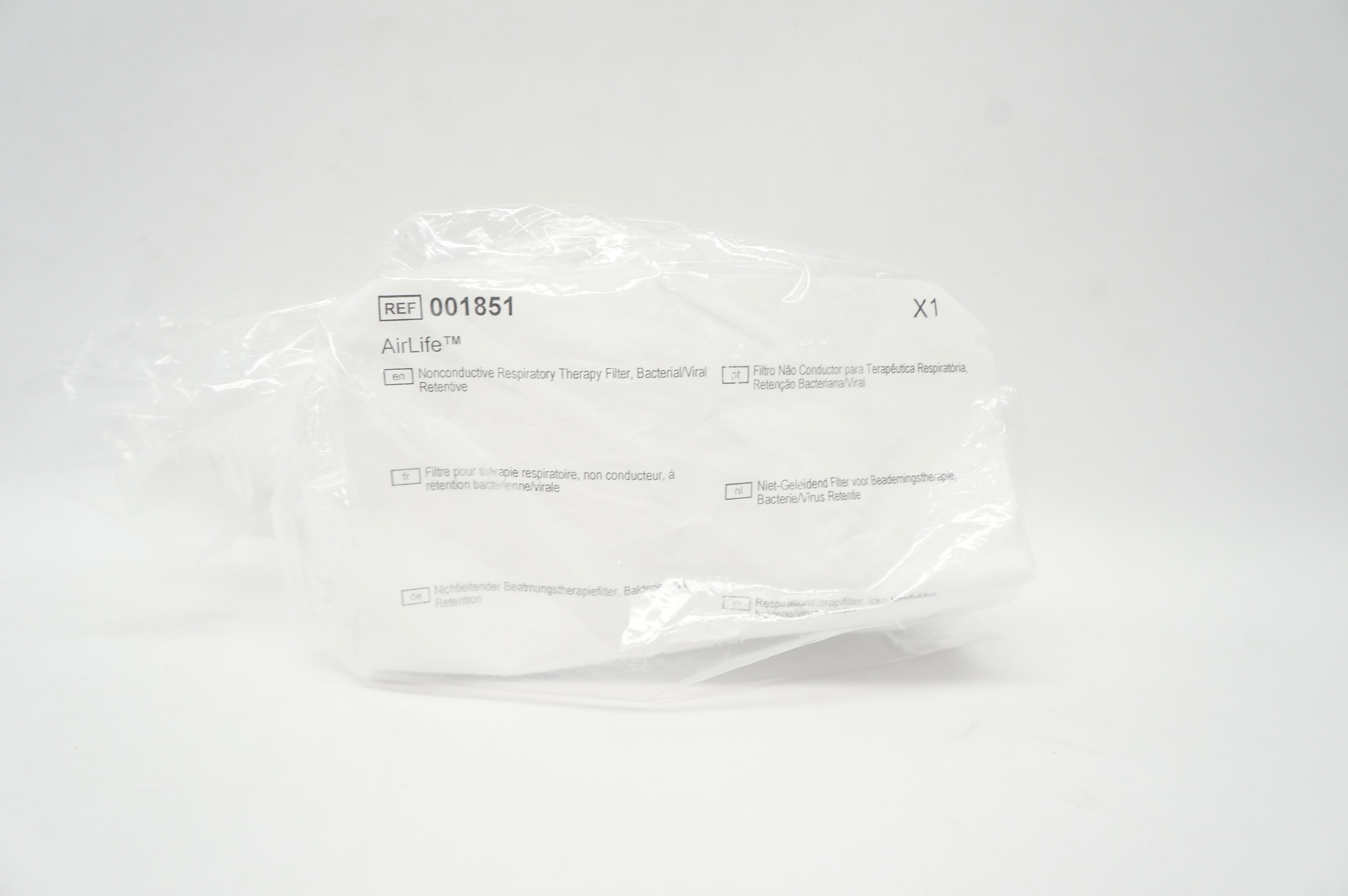 Vyaire 001851 AirLife Nonconductive Respiratory Therapy Filter