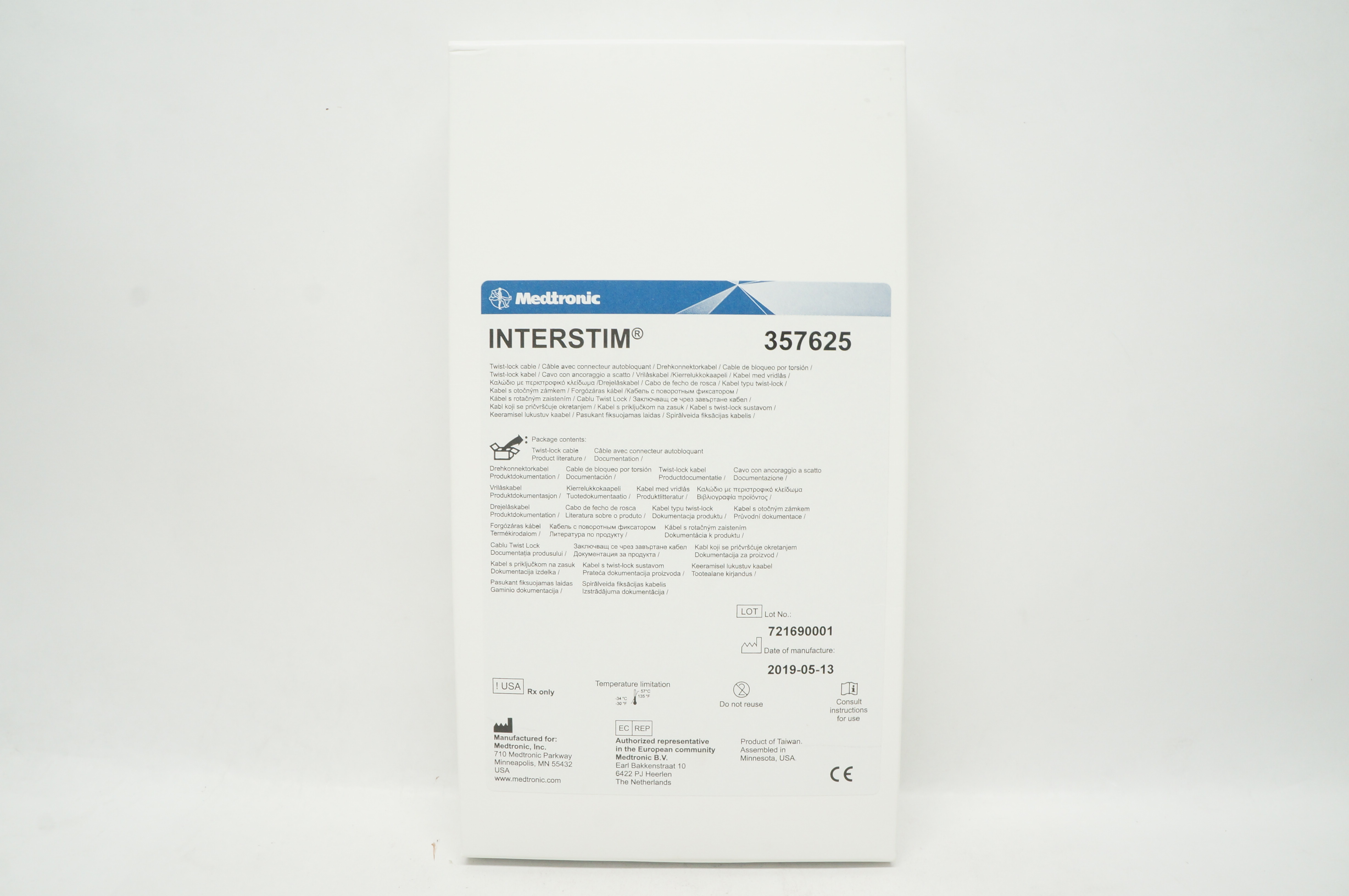Medtronic 357625 Interstim Twist-Lock Cable