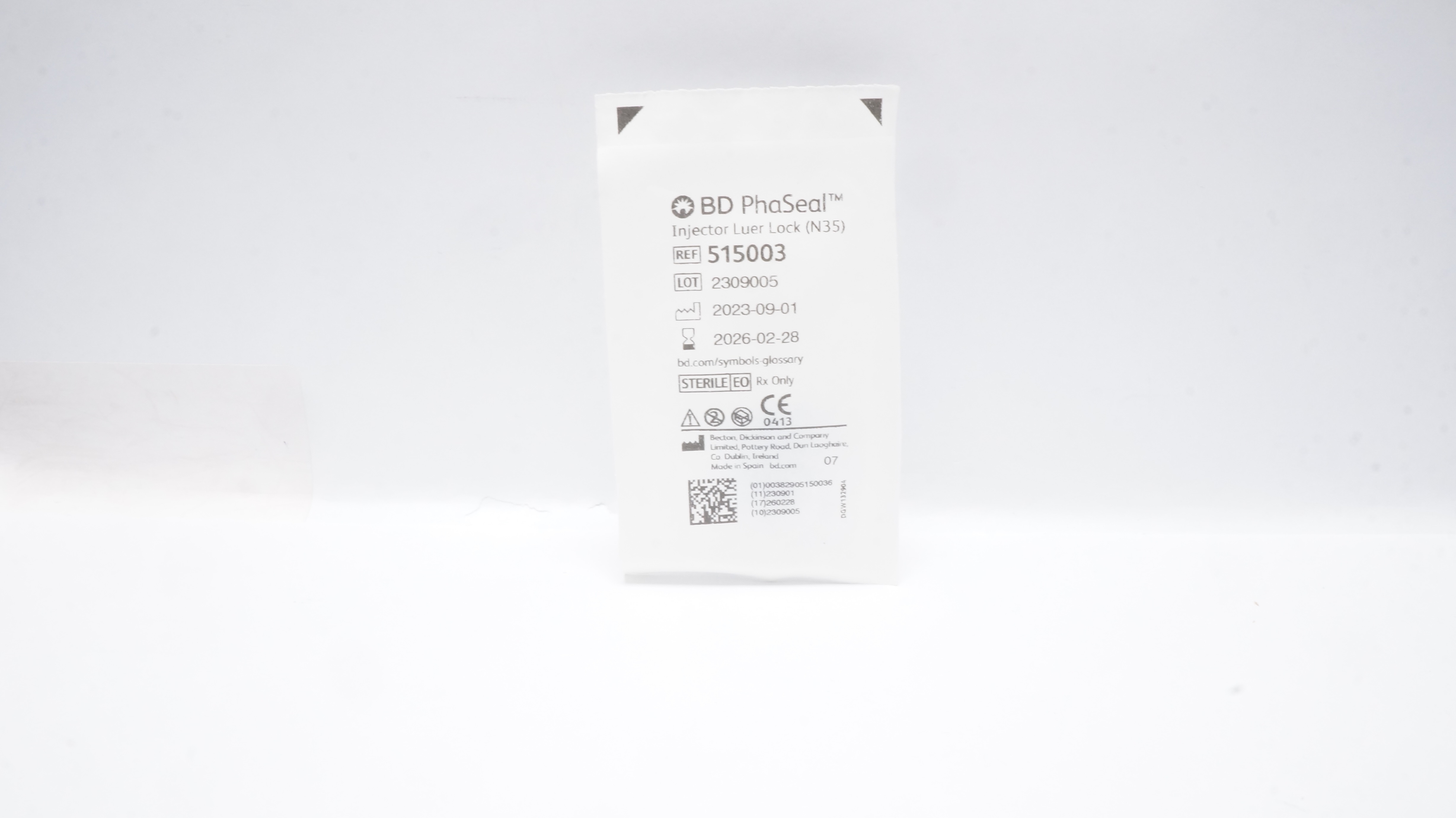 BD 515003 PhaSeal Injector Luer Lock (N35)