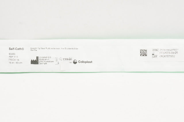 Coloplast 414 Self-Cath Straight Tip, Male 14Fr/Ch x 16inch