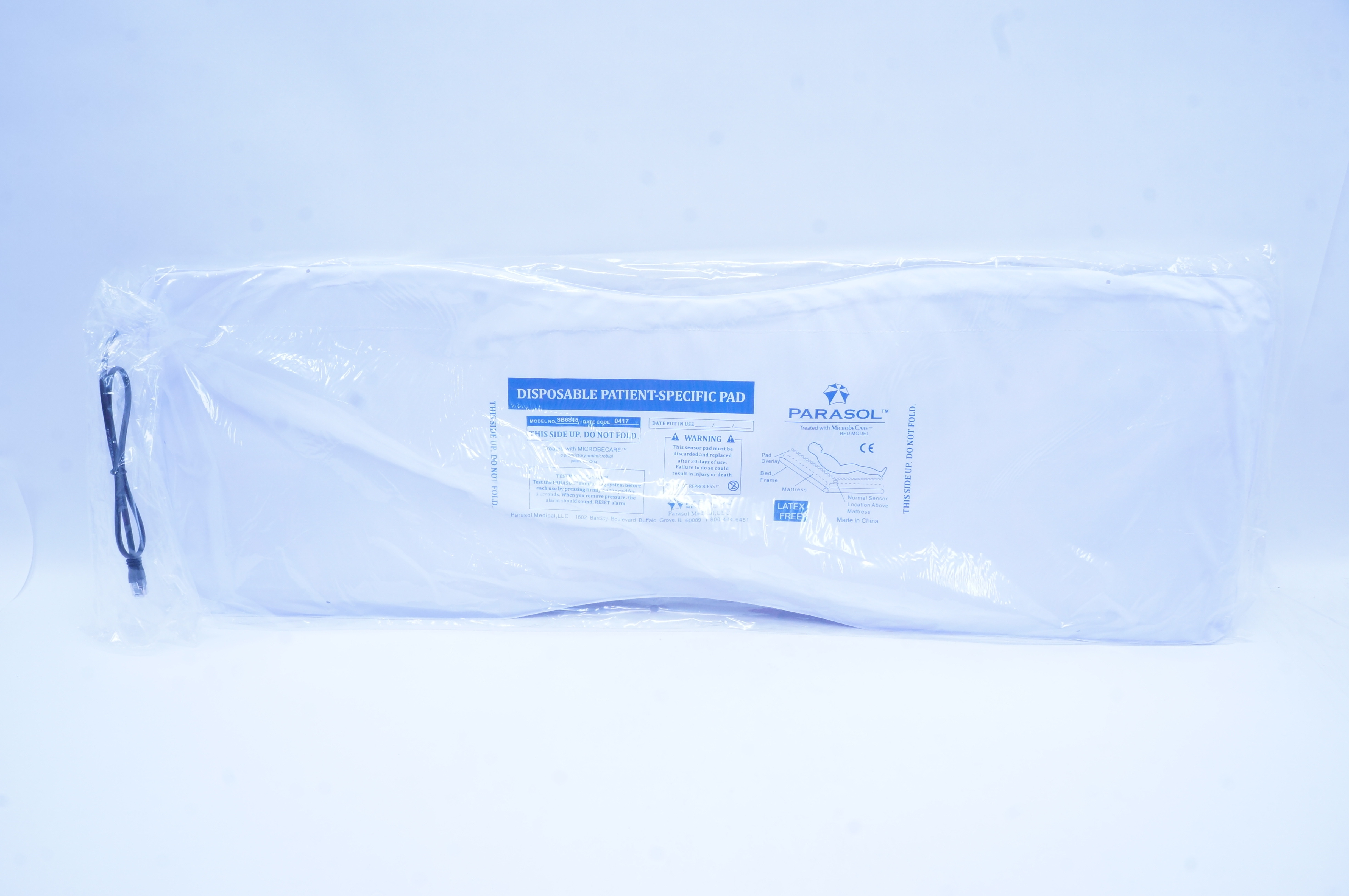 Parasol Medical SB6S15 Disposable Patient-Specific Pad, Bed Model