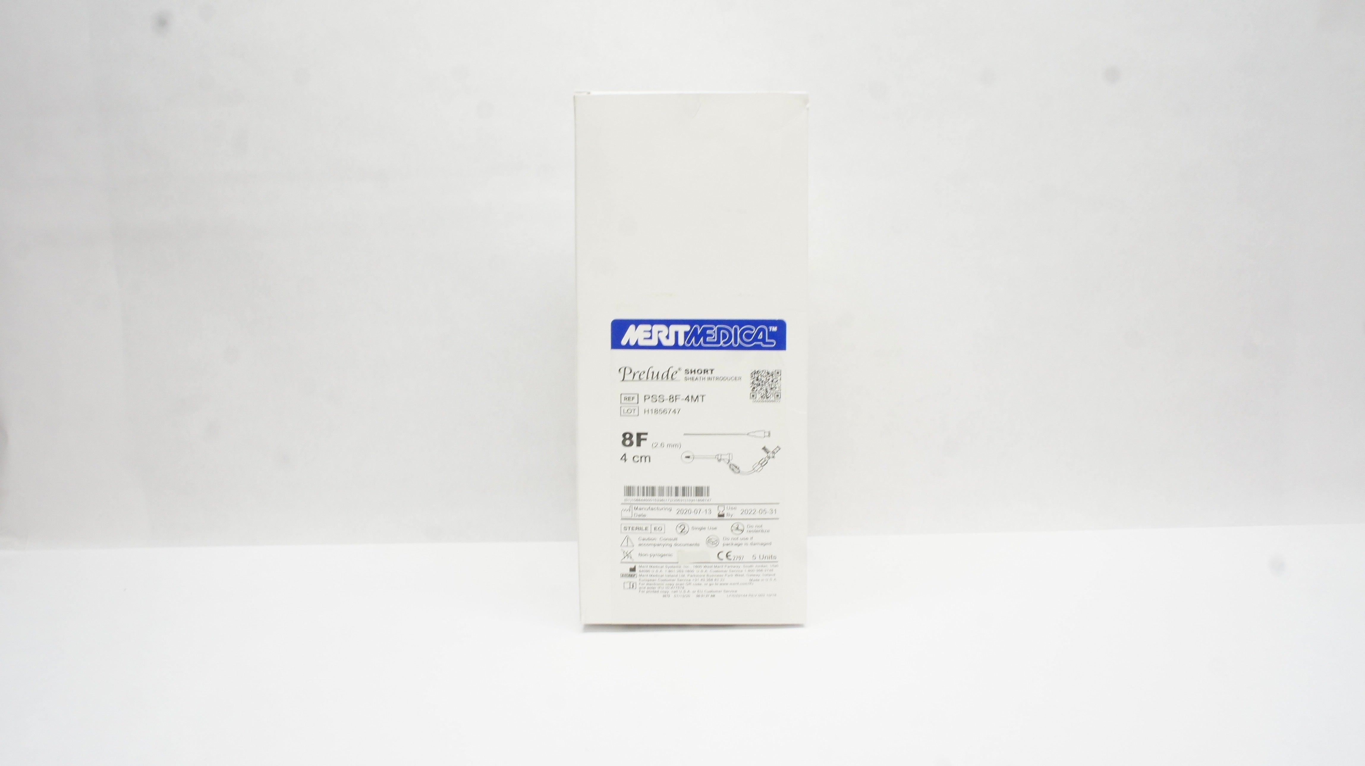 Merit Medical PSS8F4MT Prelude Short Sheath Introducer 8F x 4cm (x