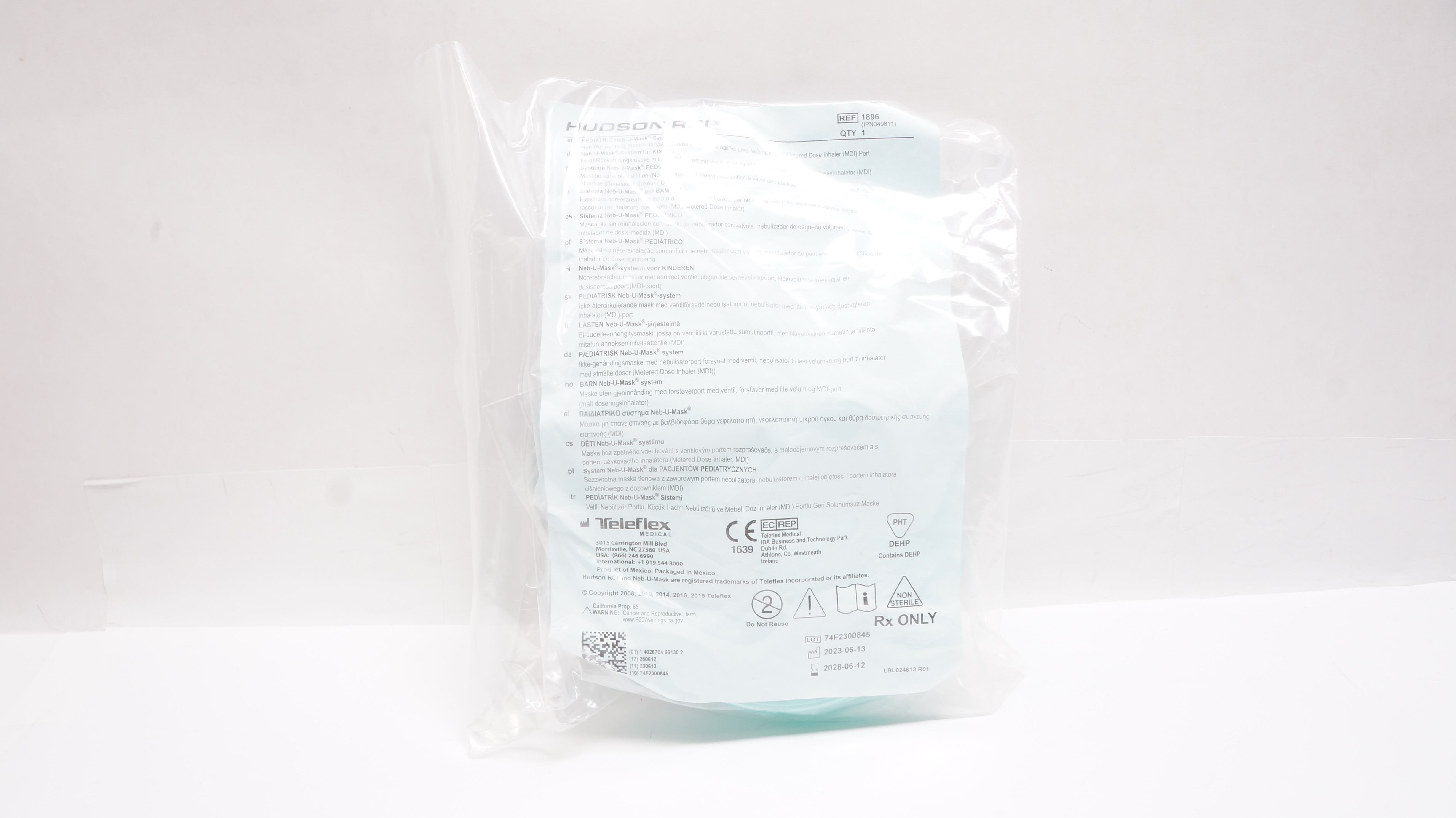 Teleflex 1896 Hudson RCI Pediatric Neb-U-Mask System