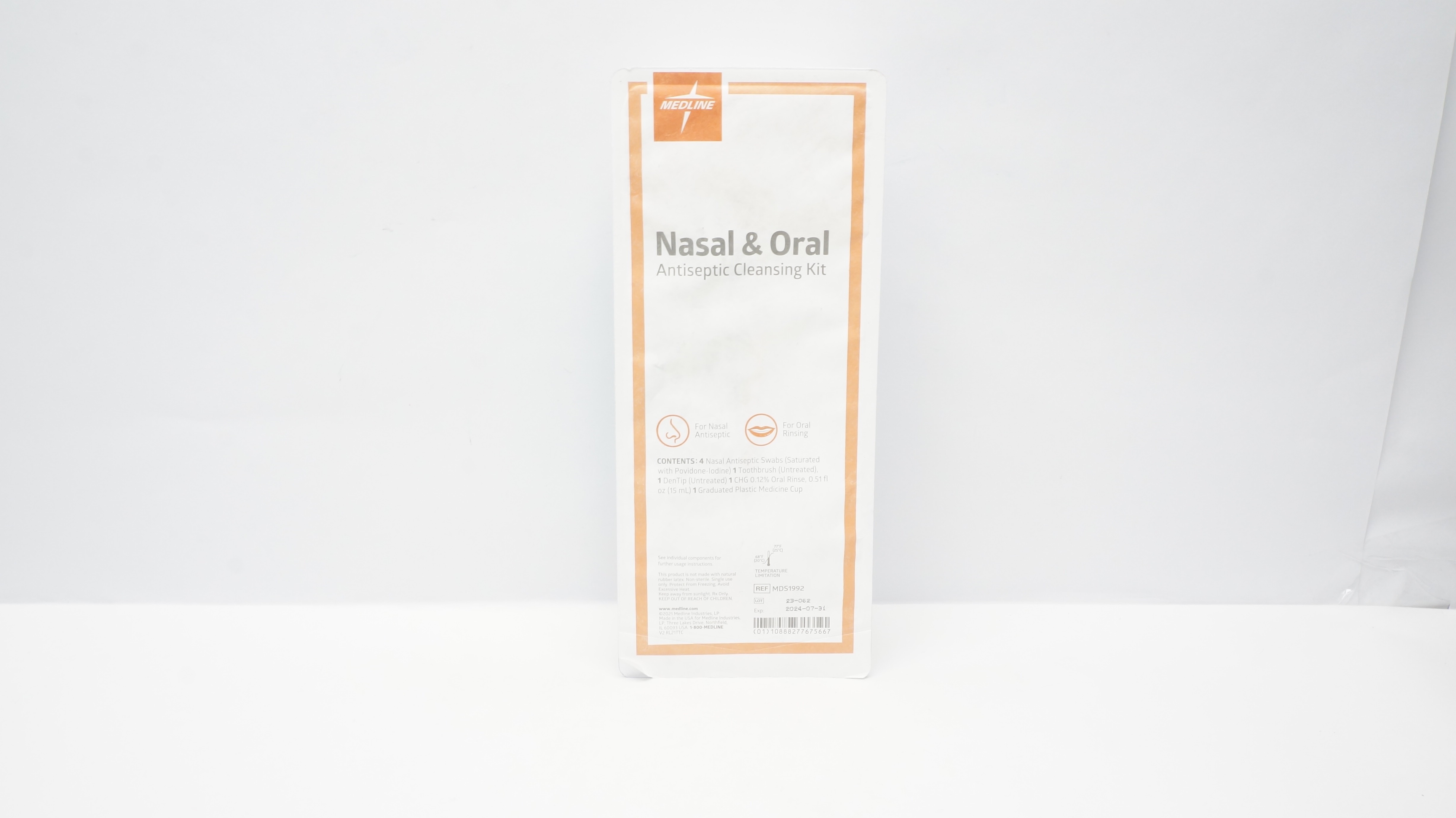 Medline MDS1992 Nasal & Oral Antiseptic Cleansing Kit (x)