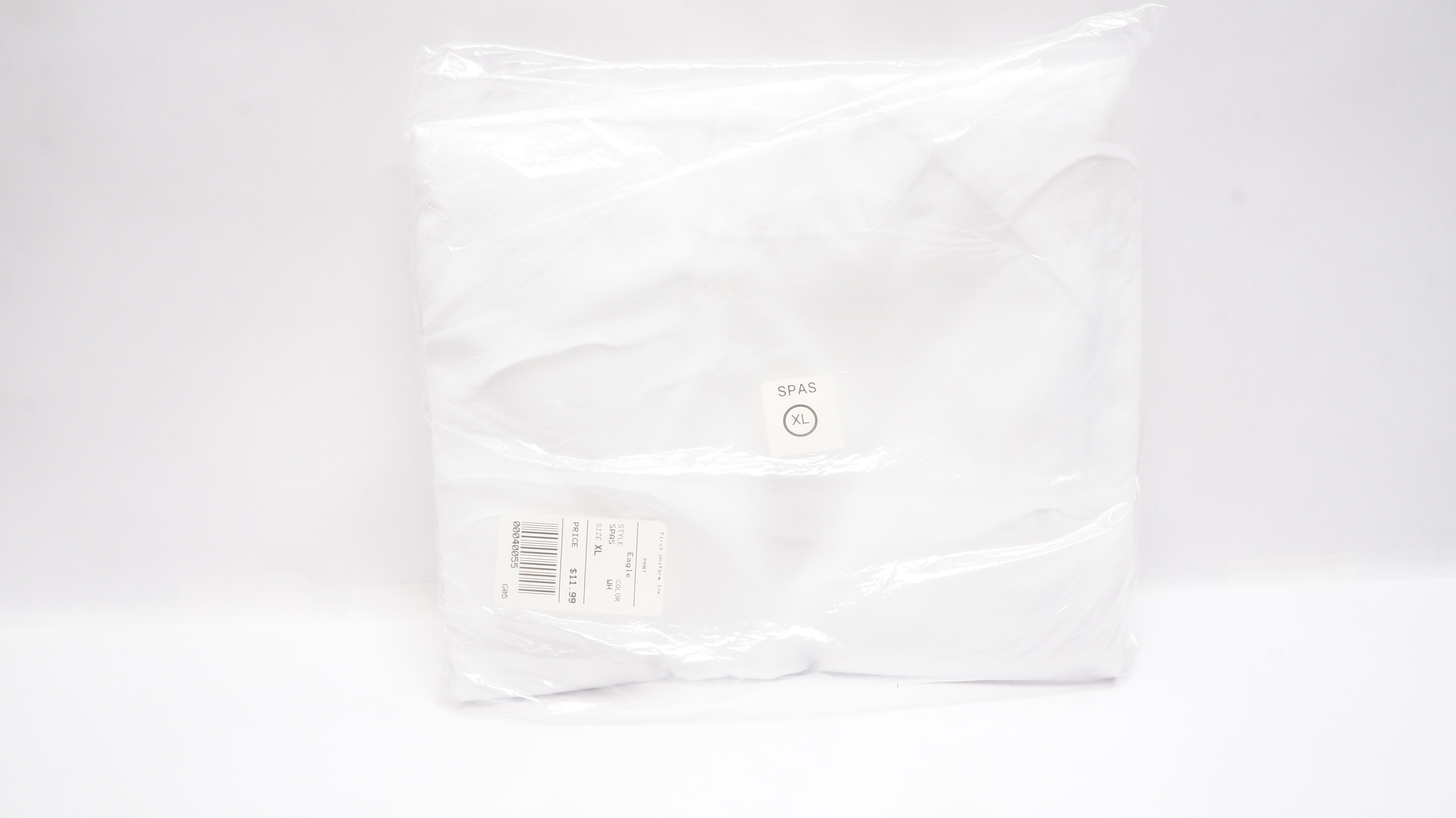 First Uniform Incoming 42628 Eagle SPAS Style Pant, Size XL,White