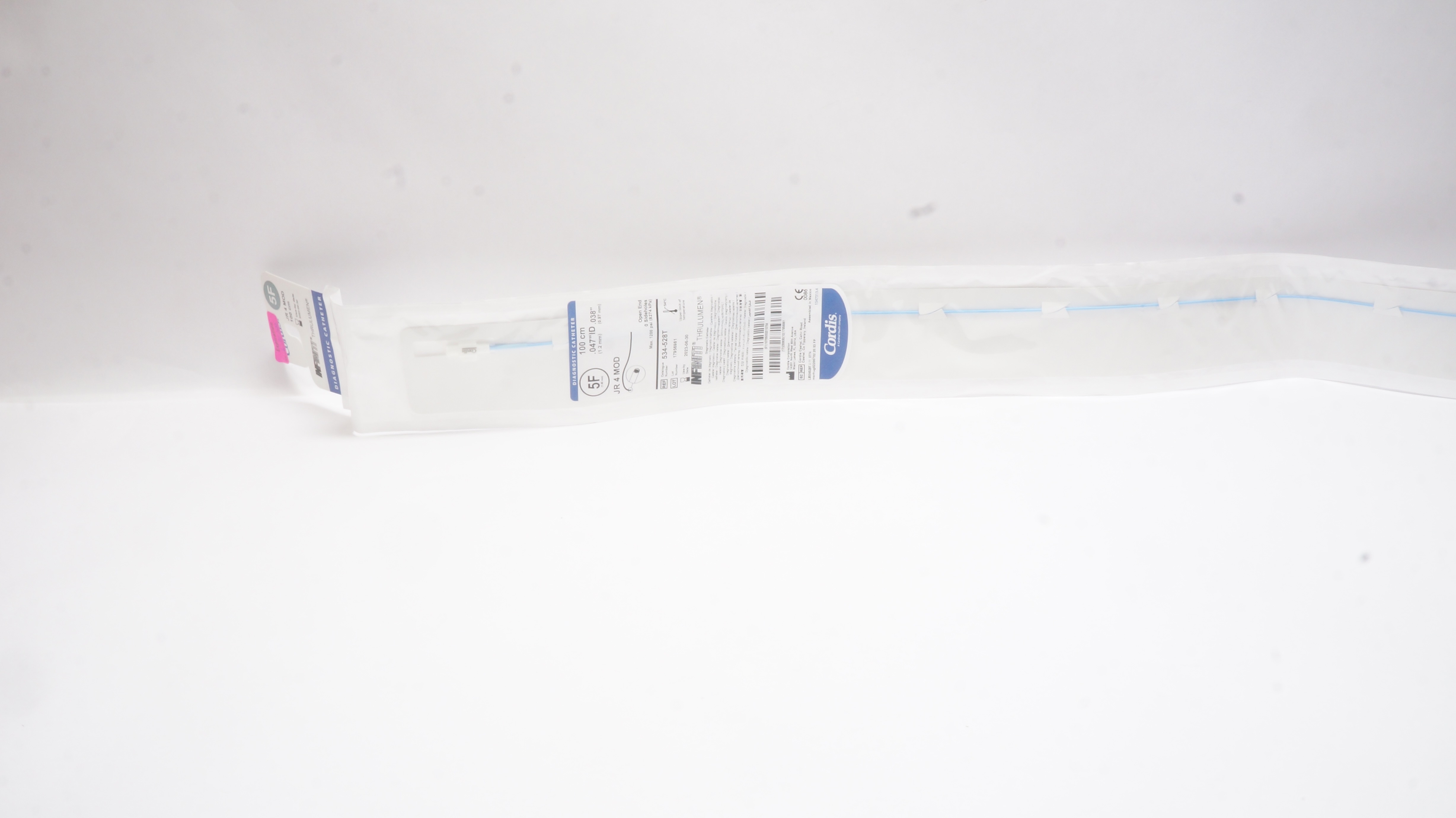 Cordis 534-528T Infiniti JR 4 MOD Diagnostic Cath. 5F x .047in x 100cm (x)