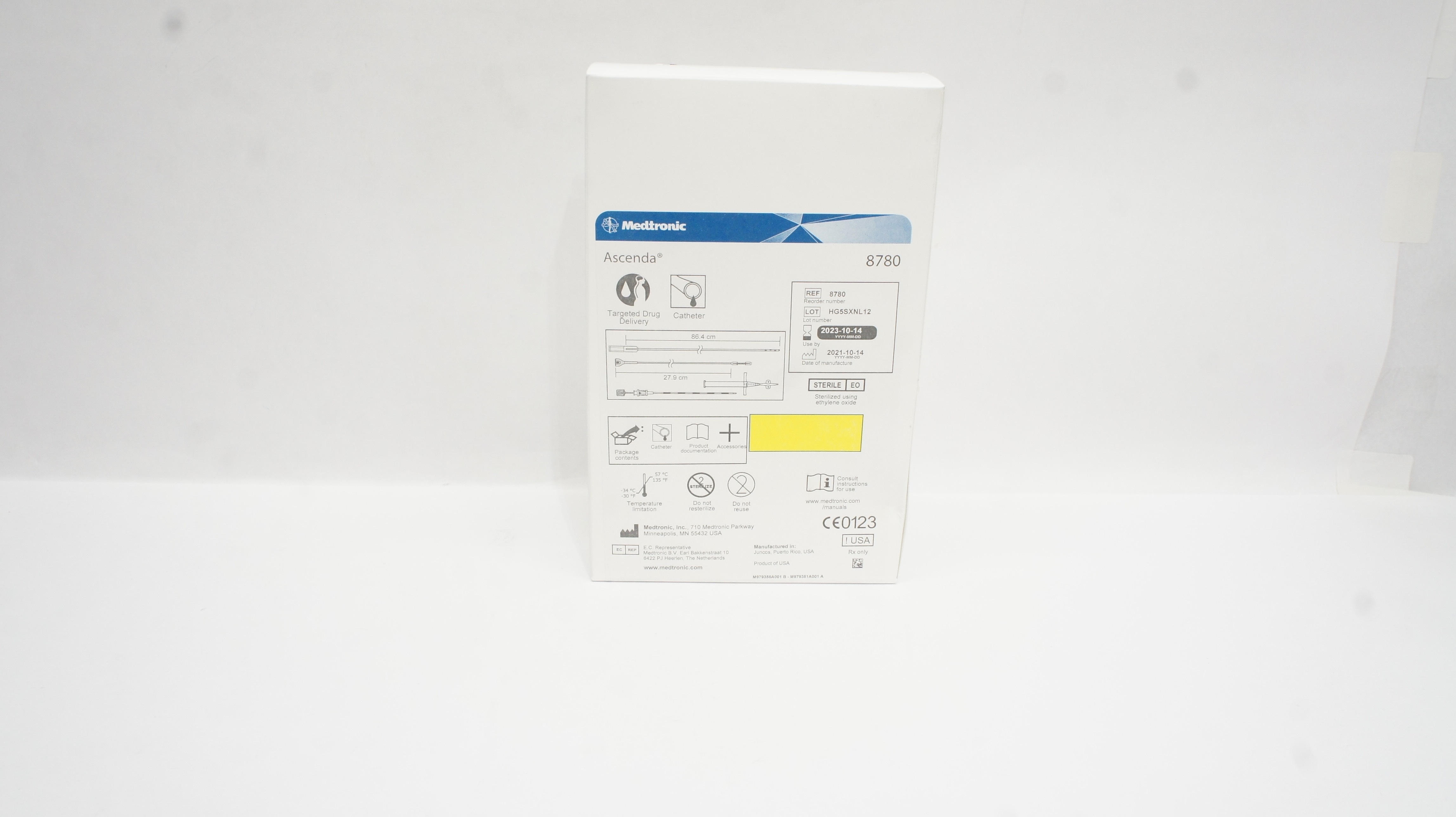 Medtronic 8780 Ascenda Intrathecal Catheter 86.4cm Spinal Segment (x)