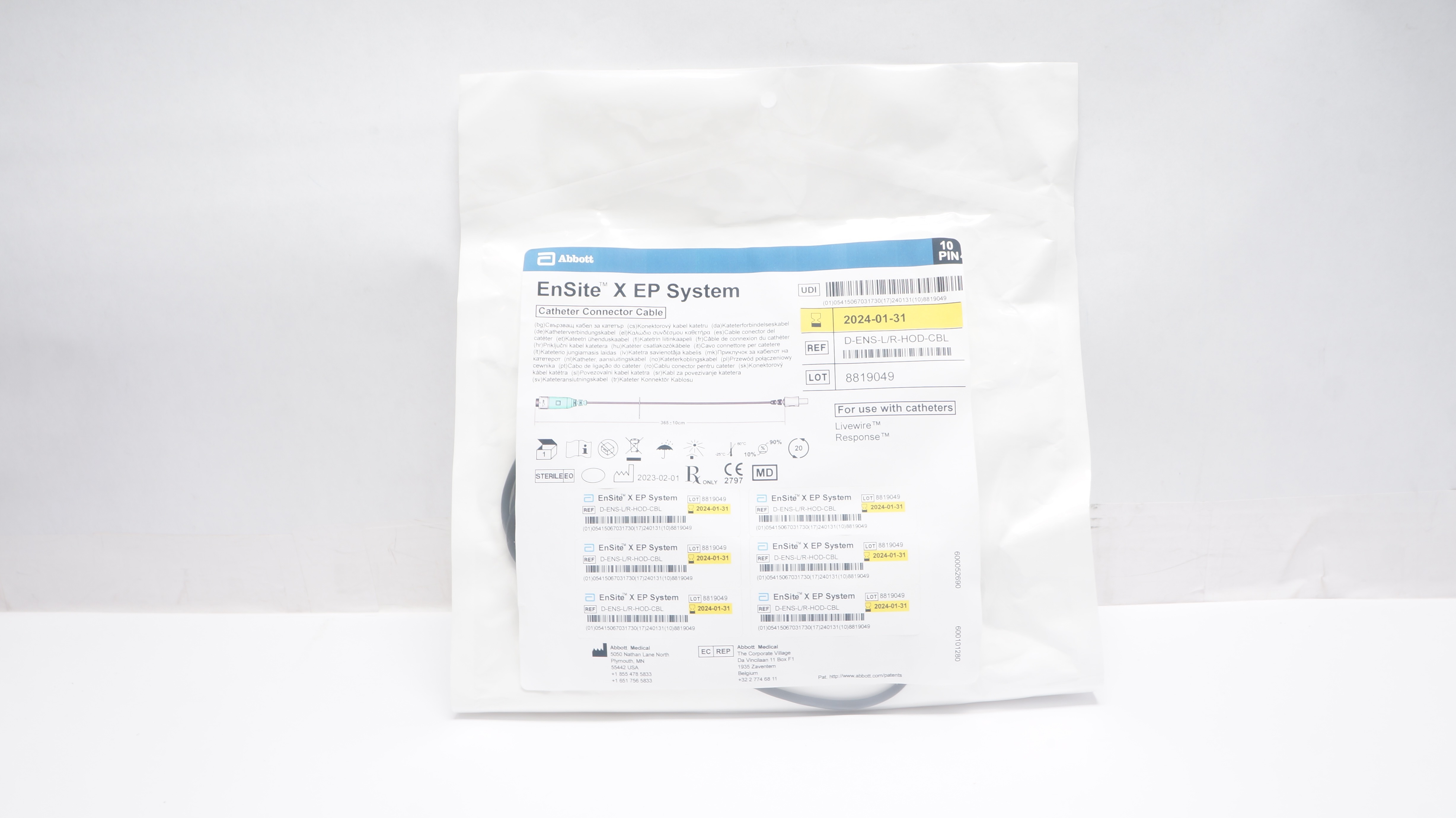 Abbott D-ENS-L/R-HOD-CBL EnSite X EP System Catheter Connector Cable (x)