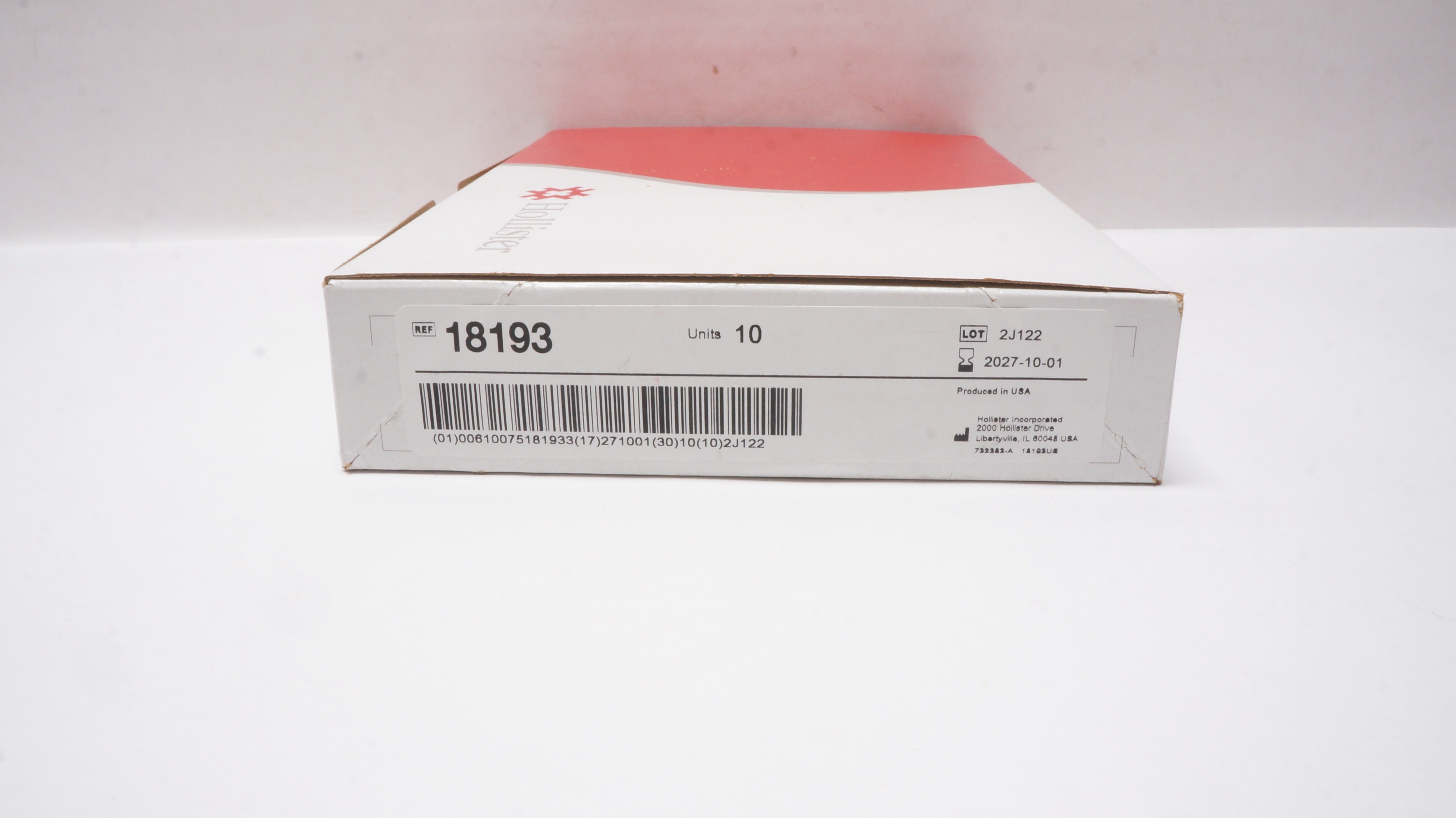 Hollister 18193 New Image 2-PieceDrainable Ostomy Pouch 2-1/4inch