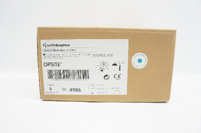 Smith&Nephew 4986 Opsite Transparent Dressing 6inch x 11inch - Case of 60