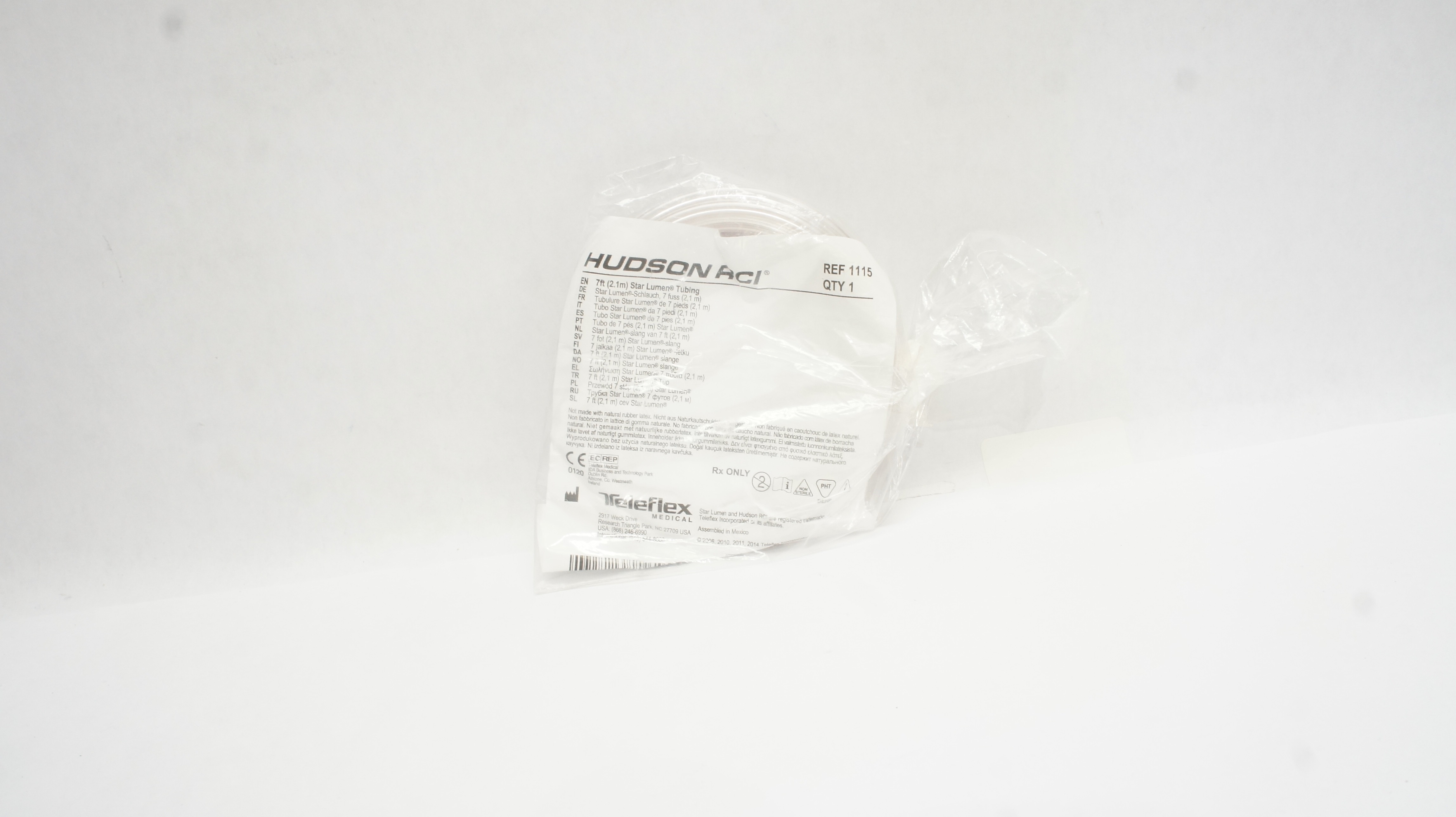 Teleflex 1115 Hudson RCI Star Lumen Tubing 7ft. (x)