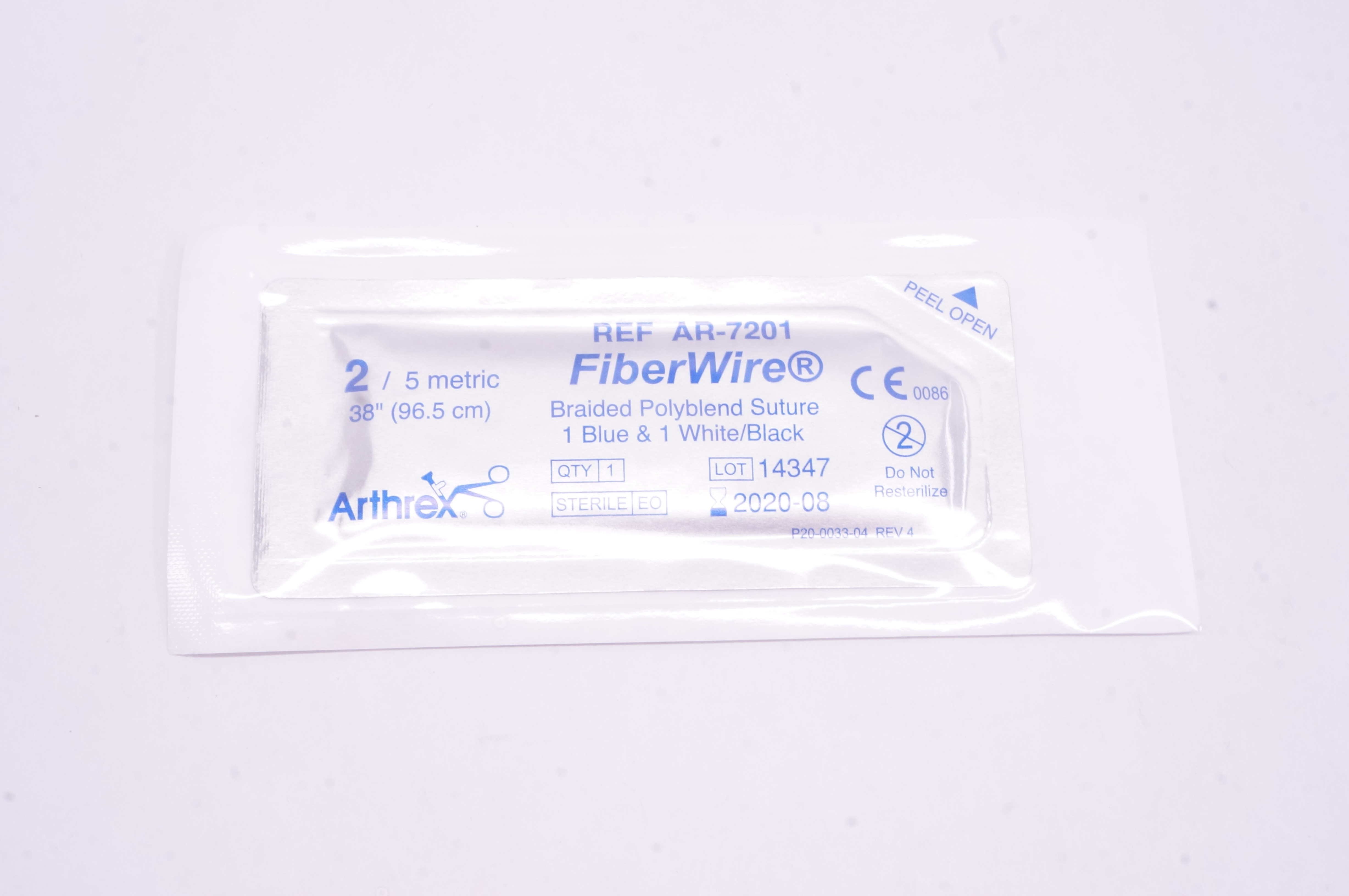 Arthrex AR-7201 2 FIBERWIRE Braided Polyblend Stre. 38inch (x)