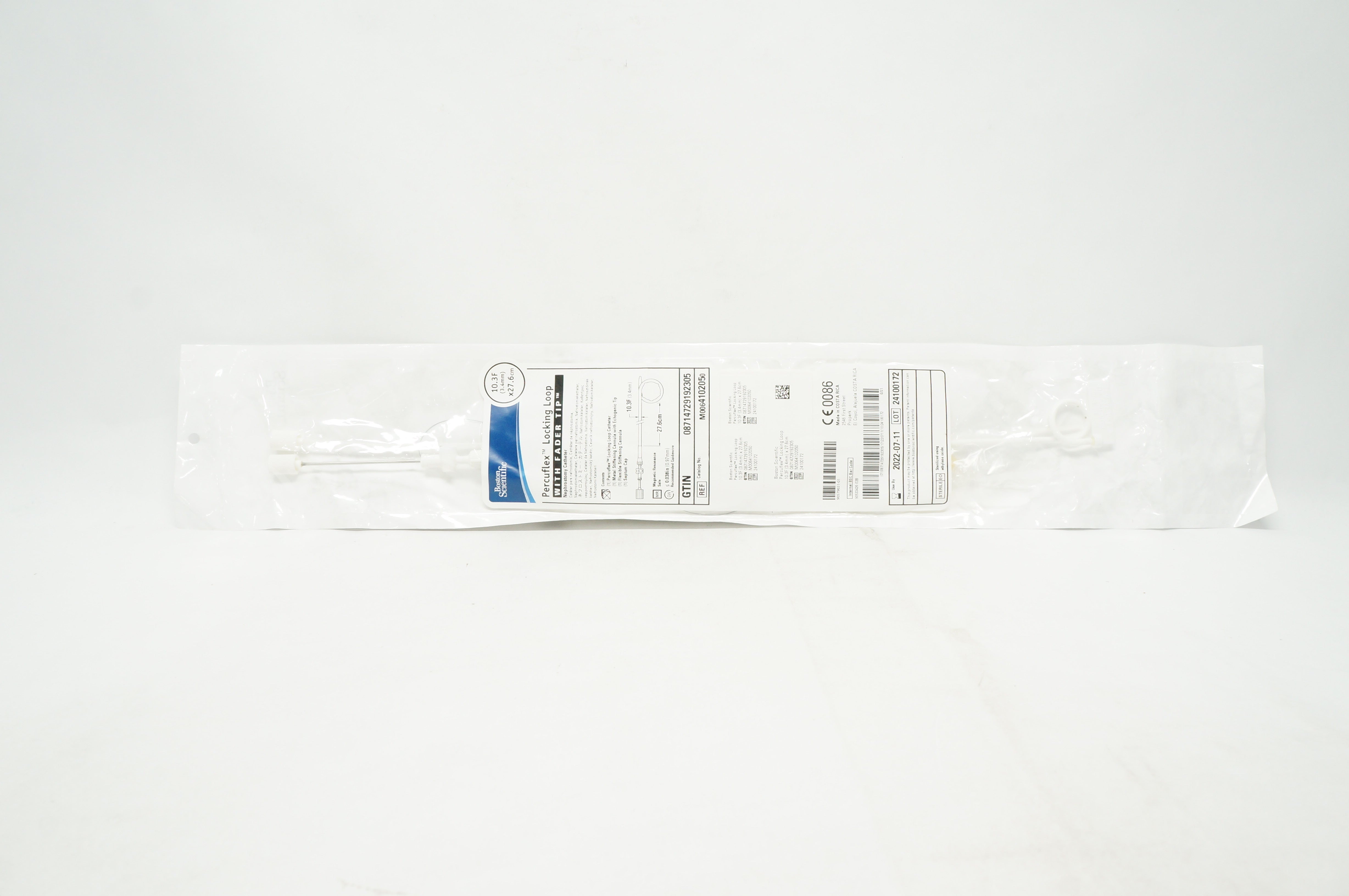 Boston Scientific M0064102050 Percuflex Locking Loop w/Fader Tip 10.3Fx27.6cm(x)
