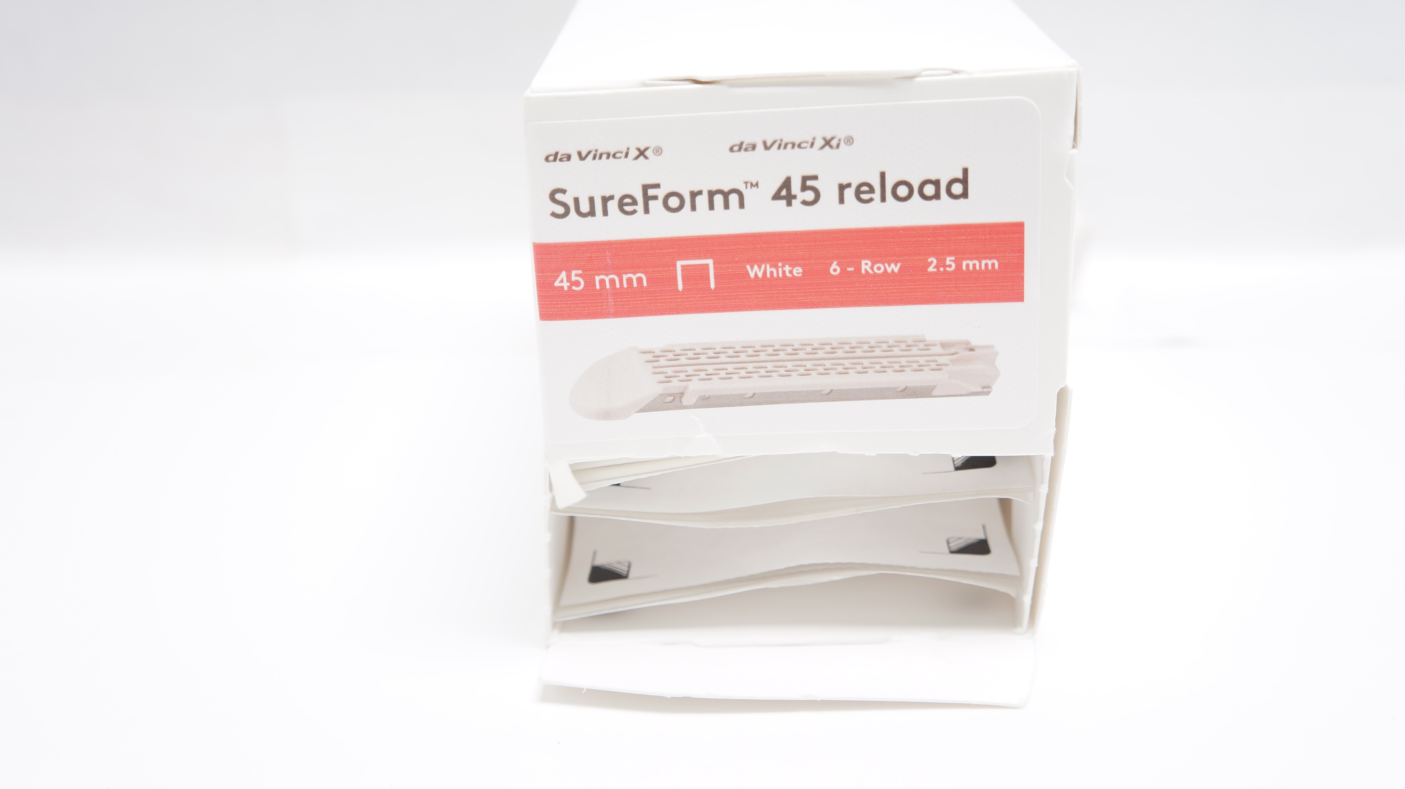 Intuitive 48345W daVinci X Xi SureForm 45mm Reload 6-Row 2.5mm (x) - Box of 6