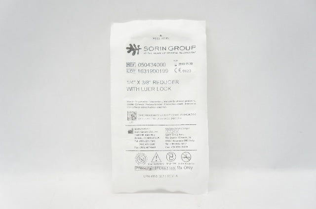 Sorin Group 050434000 1/4inch x 3/8inch Reducer With Luer Lock (x)