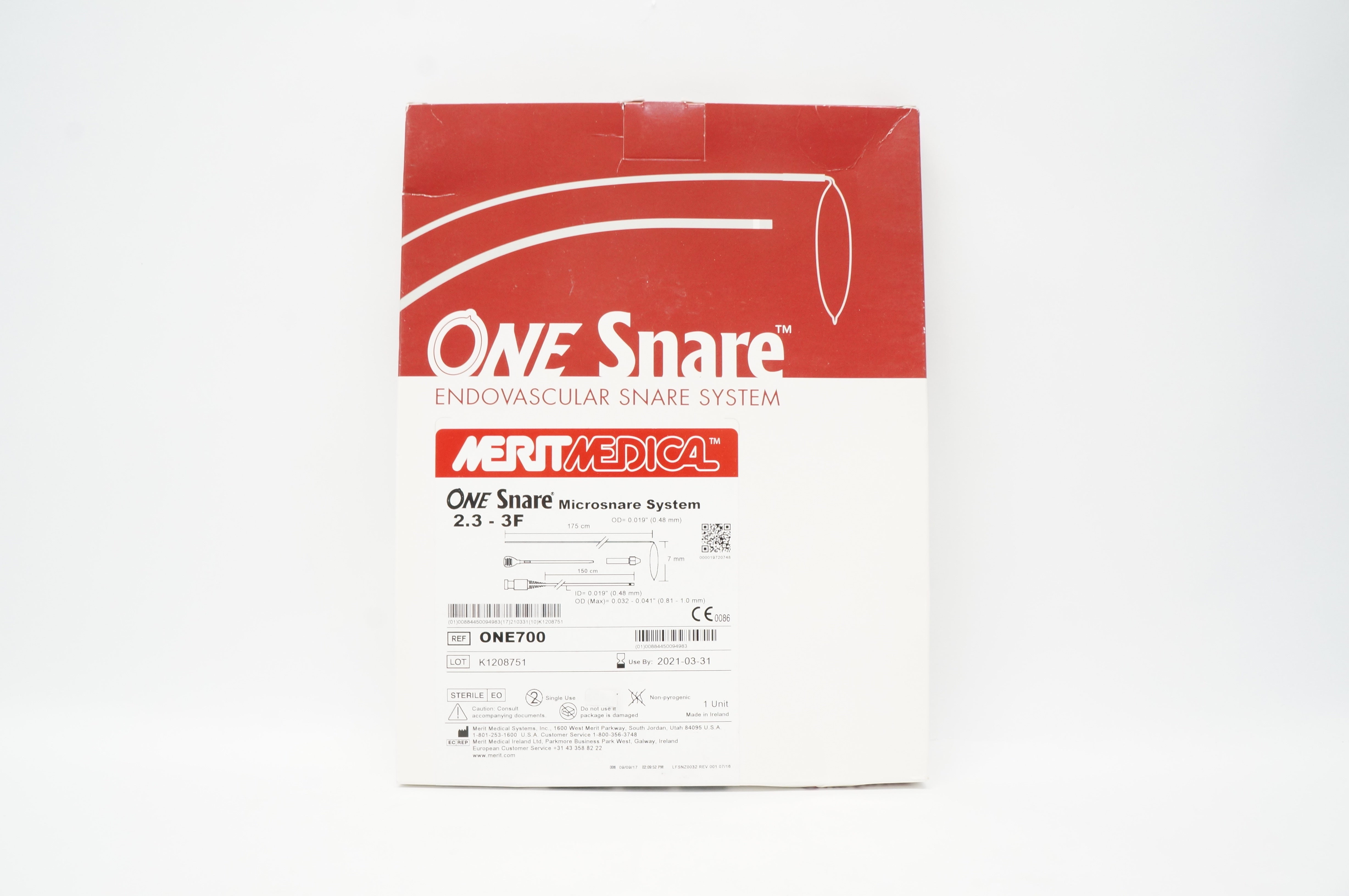 Merit Medical ONE700 One Snare Microsnare System 2.3 - 3F (x)