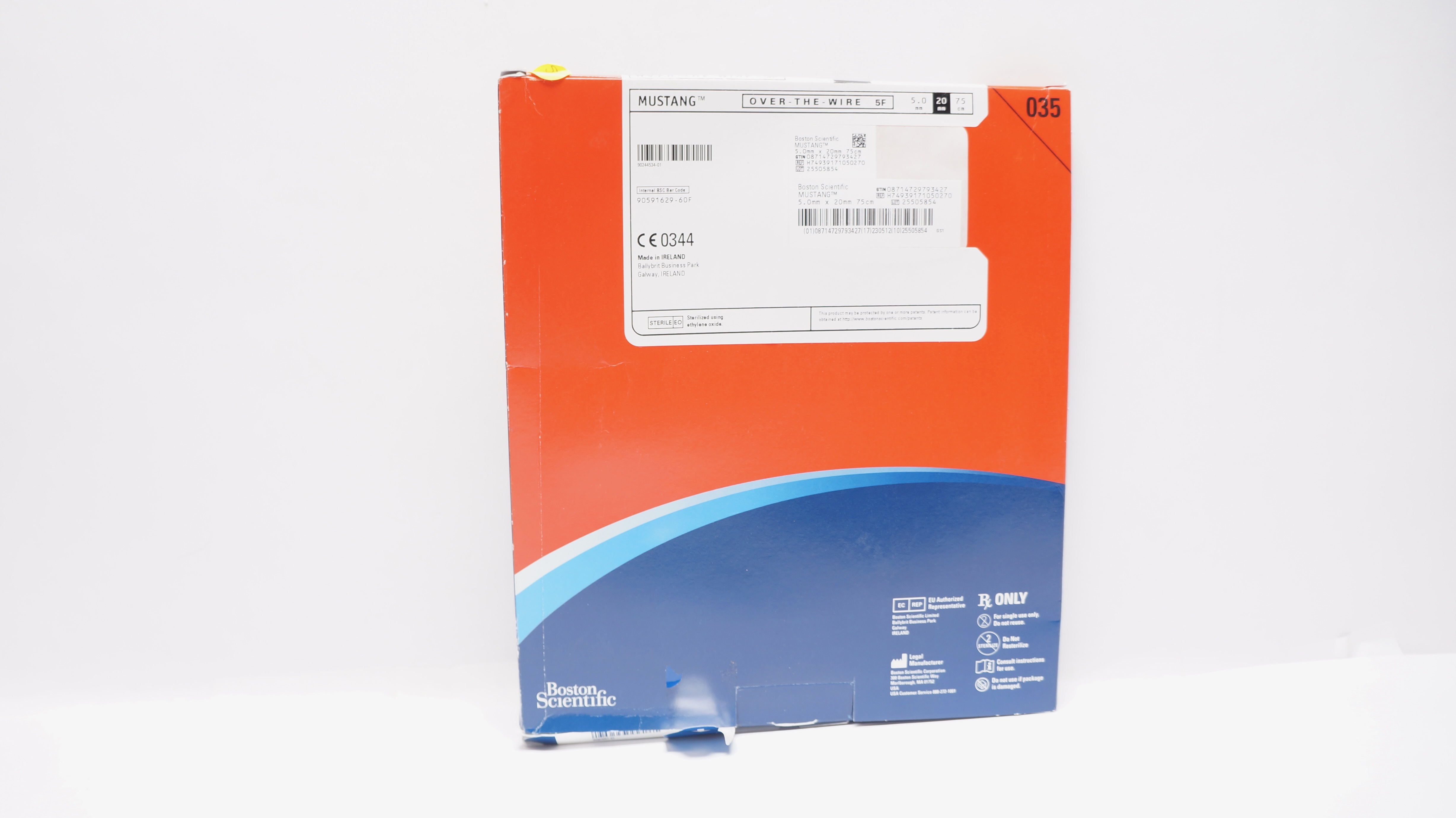 Boston Scientific 3917105027 Mustang OTW 5F, PTA Balloon 
