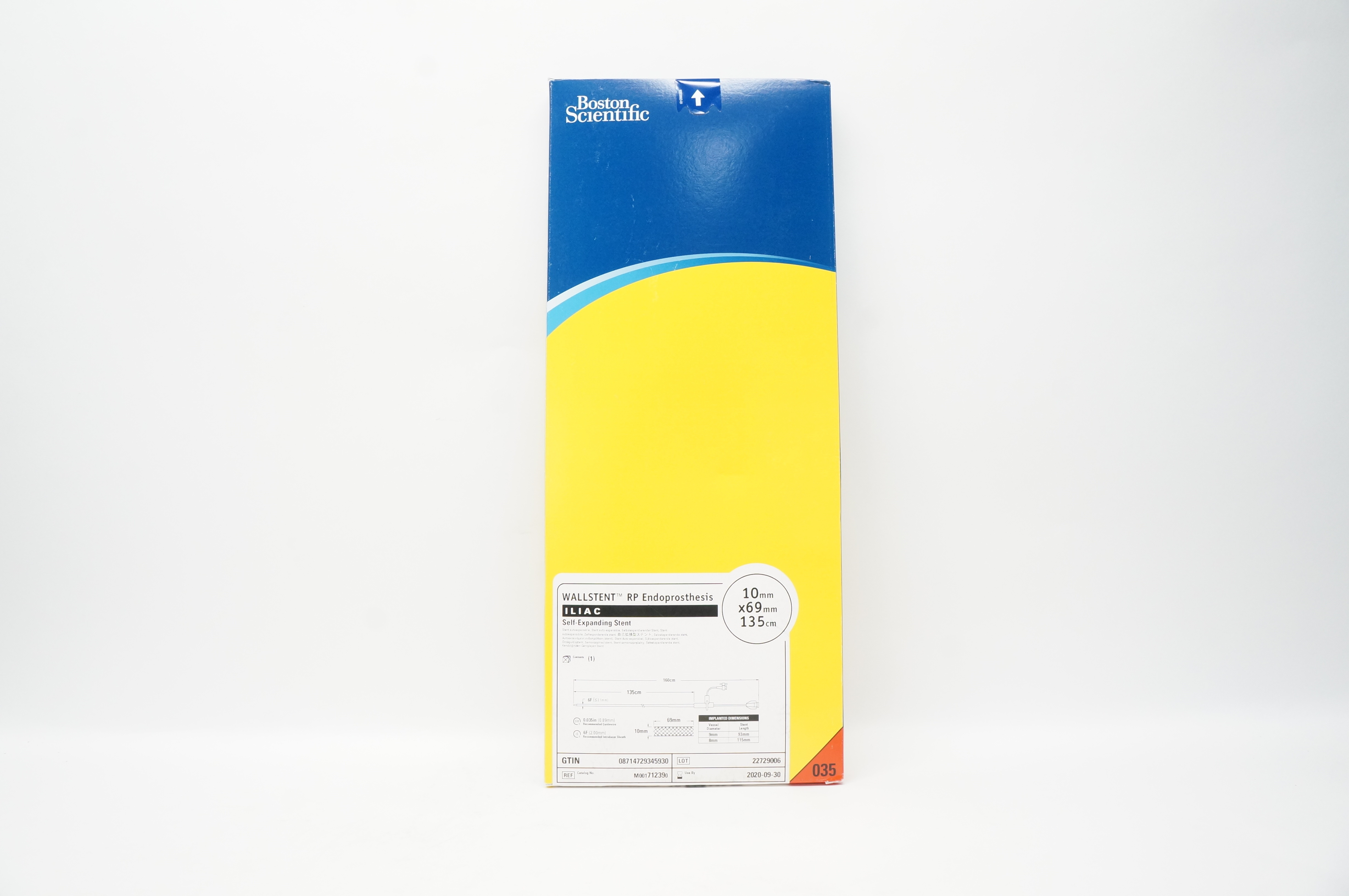 Boston Scientific M001712390 Wallstent Self-Expanding Stnt 10 x 69mm x 135cm (x)