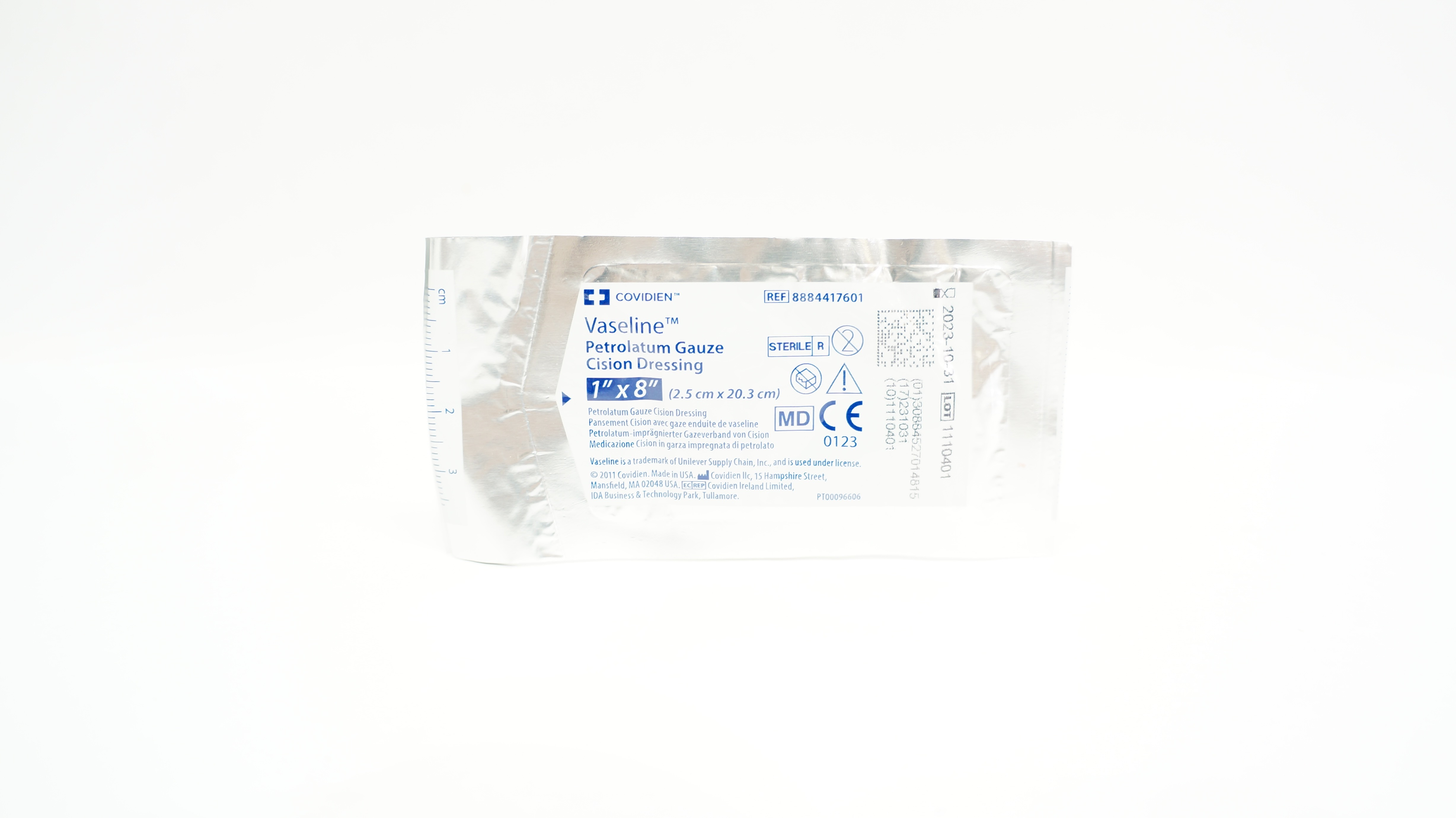 Covidien 8884417601 Vaseline Petrolatum Gauze Cision 1 x 8inch
