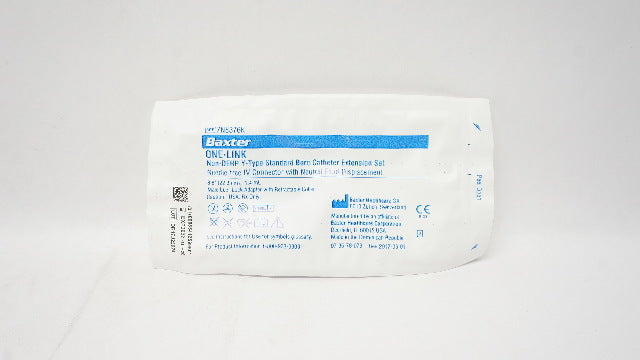Baxter 7N8376K One-Link Catheter Extension Set w/Non-DEHP Y-Type Standard Bore
