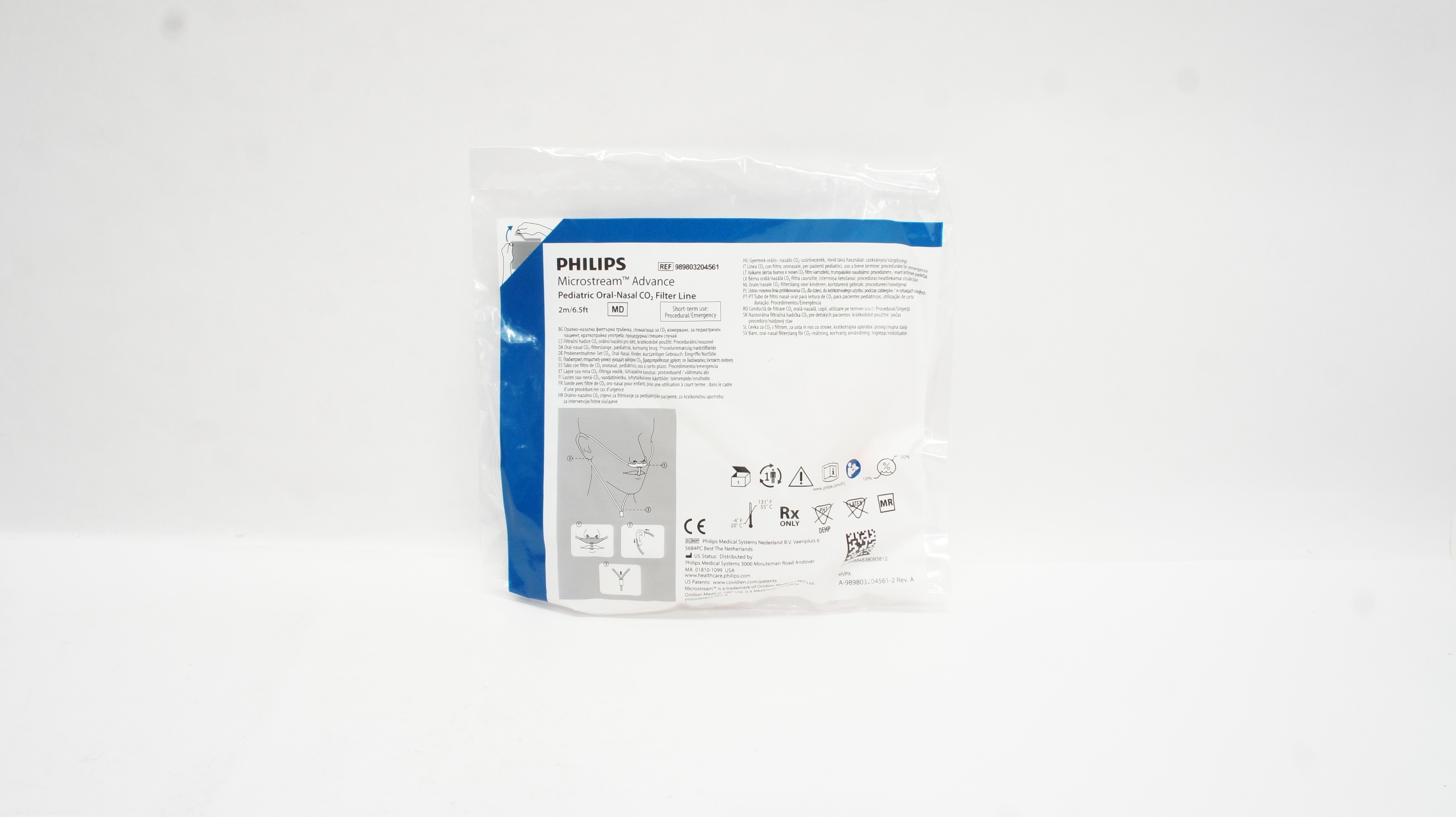 Philips 989803204561 Microstream Advance Pediatric Oral-Nasal CO2 ...