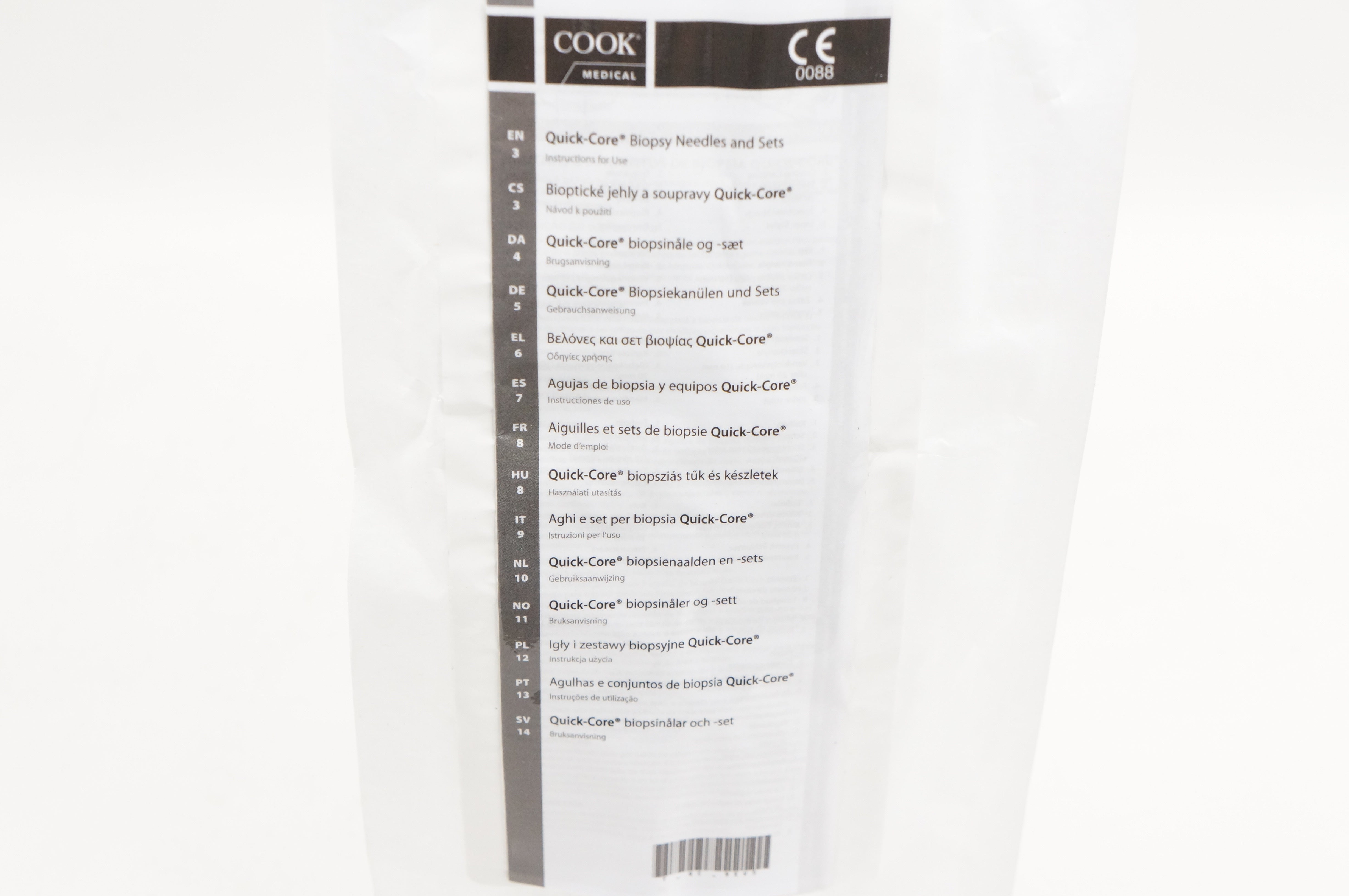 user_5816f61eオーダーページ Cook Medical G08286 Liver Access and Biopsy Ndle 19G x 60cm 14G x