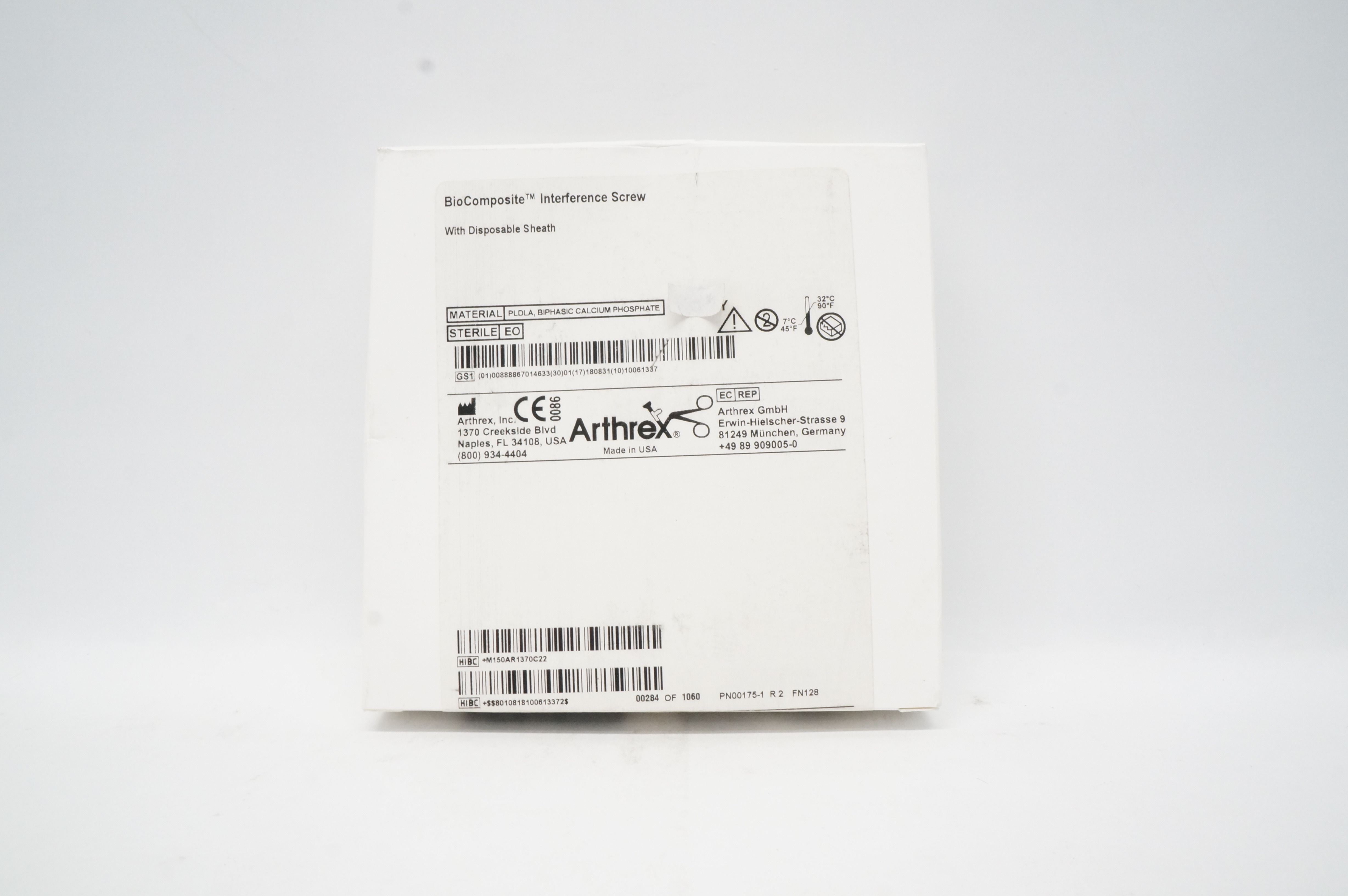 Arthrex AR-1370C BioComposite Interference Screw 7 x 23mm (x)