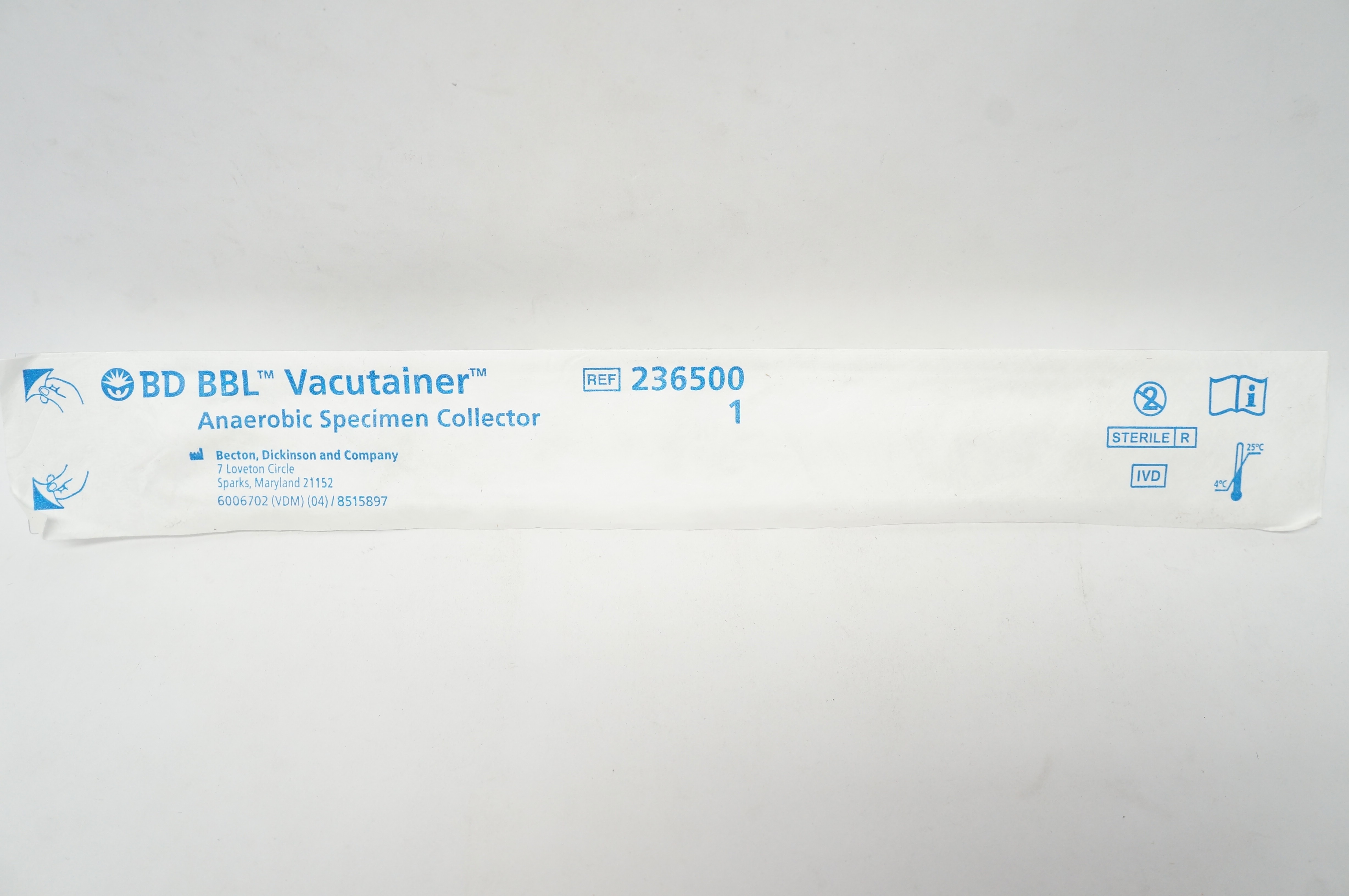 BD 236500 BBL Vacutainer Anaerobic Specimen Collector (x)