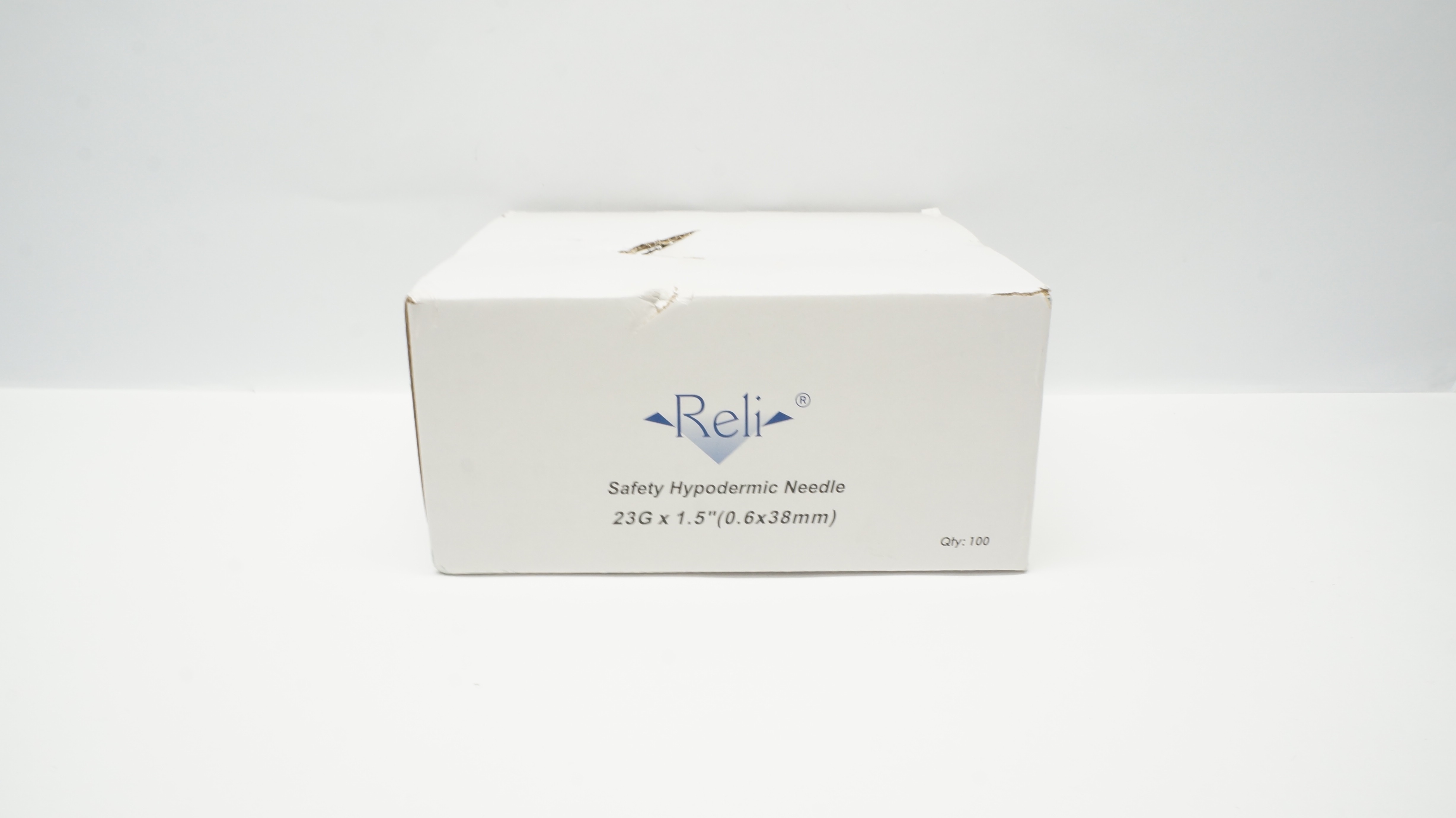 MYCO Medical SHN23G151 Reli Safety Hypodermic Ndle 23G x 1.5inch - Box of 100