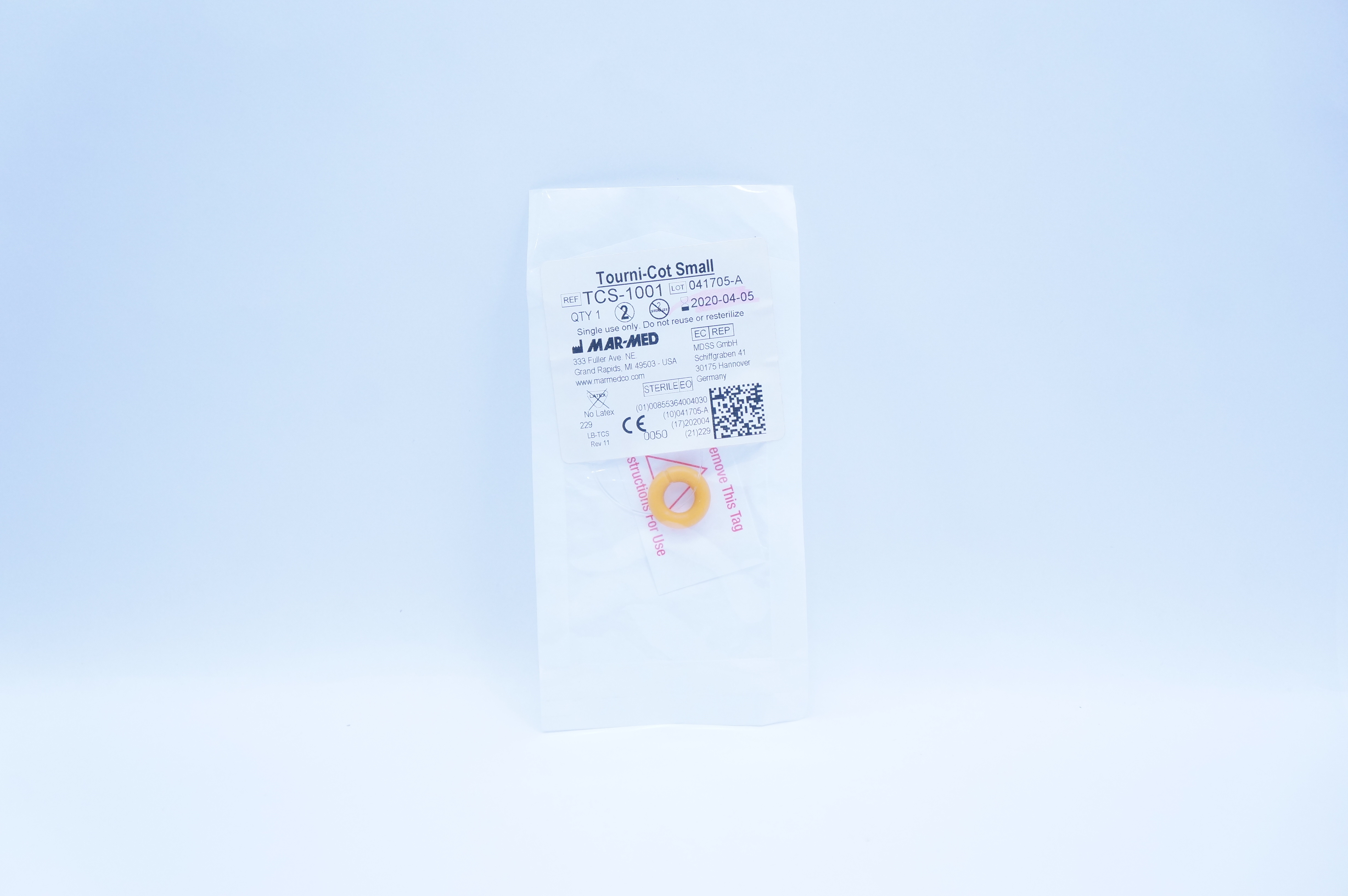 Mar-Med TCS-1001 Tourni-Cot Tourniquet Finger Ring Small (x)