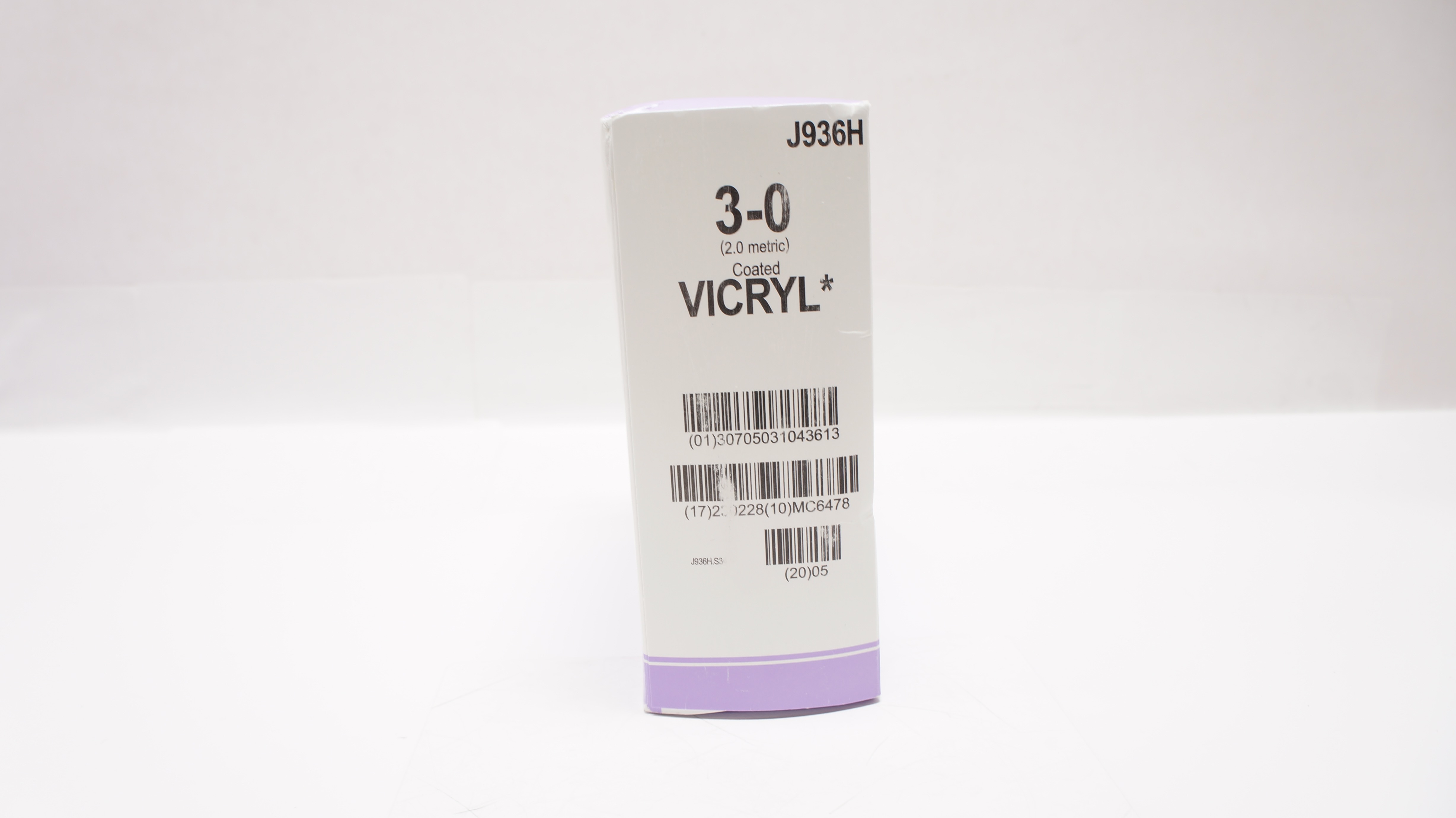 Ethicon J936H 3-0 VICRYL PS-1 24mm 3/8c Reverse Cutting 27inch (x)-Box of 36 (x)