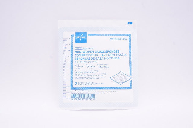 Medline NON21446 Non-Woven Gauze Sponges, 6-Ply 4 x 4 inch - Pack of 2
