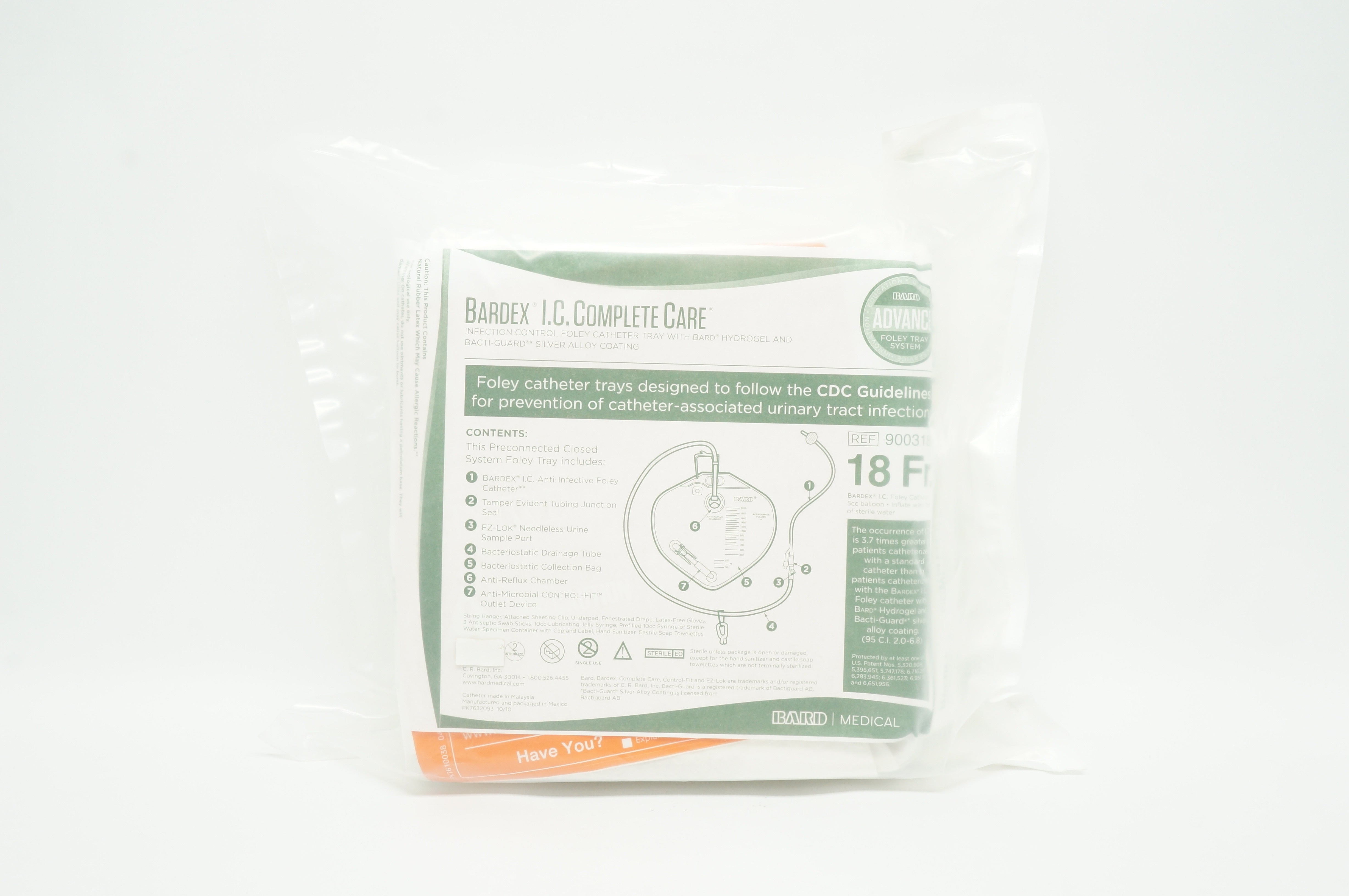 Bard 900318A Bardex I.C. Complete Care 18Fr (x)