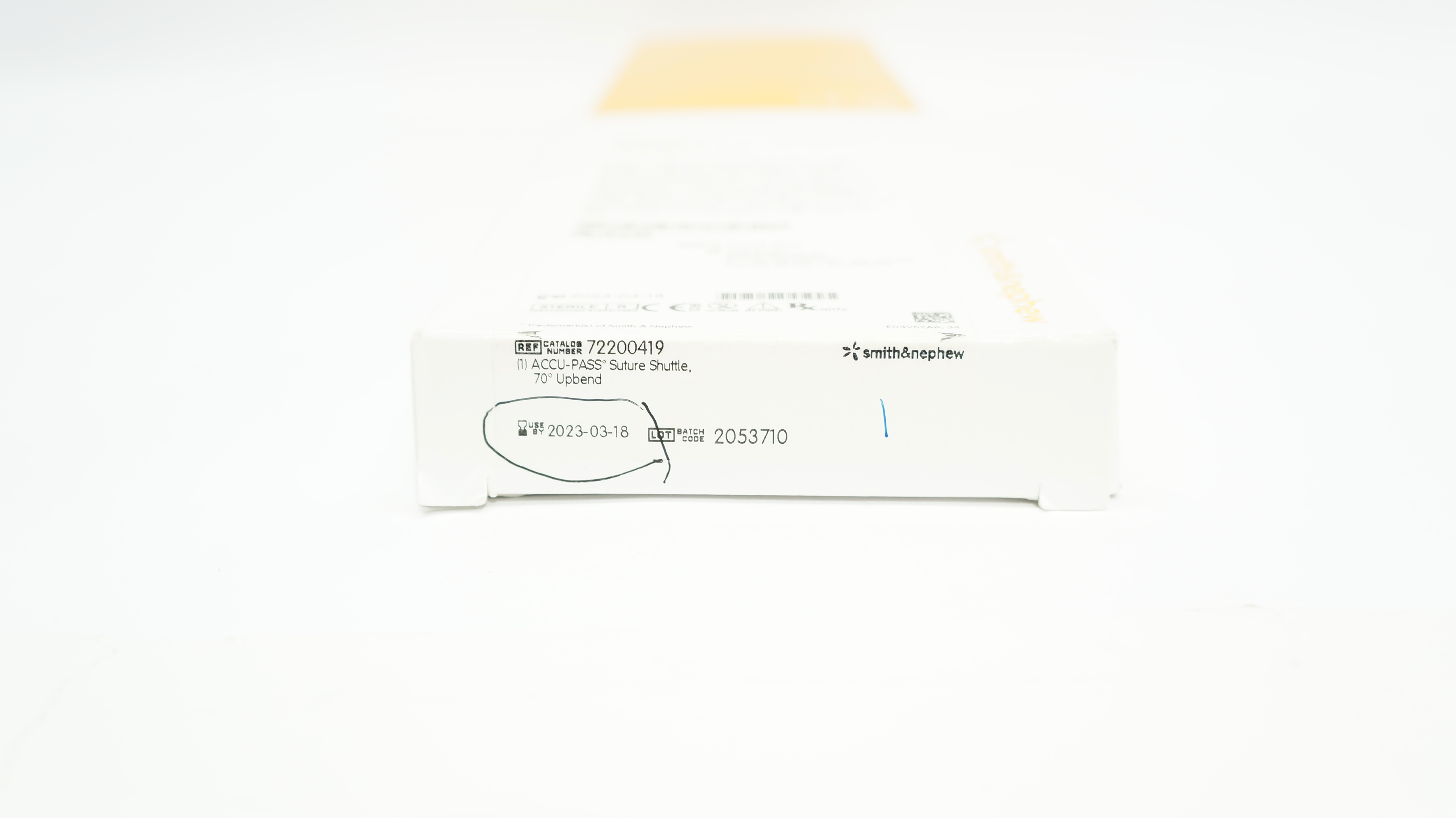 Smith&Nephew 72200419 Accu-Pass Stre Shuttle 70degree Upbend (x)
