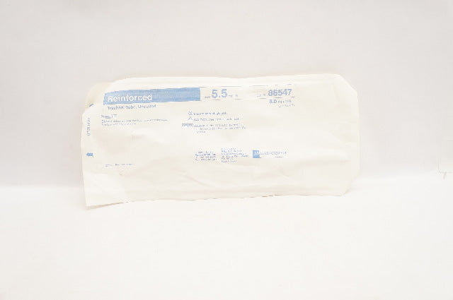 Mallinckrodt 86547 Reinforced Tracheal Tube Uncuffed 5.5 mm x 8.0 mm