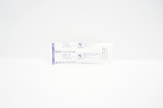 BD 309646  Syringe 5mL, Luer Lok Tip